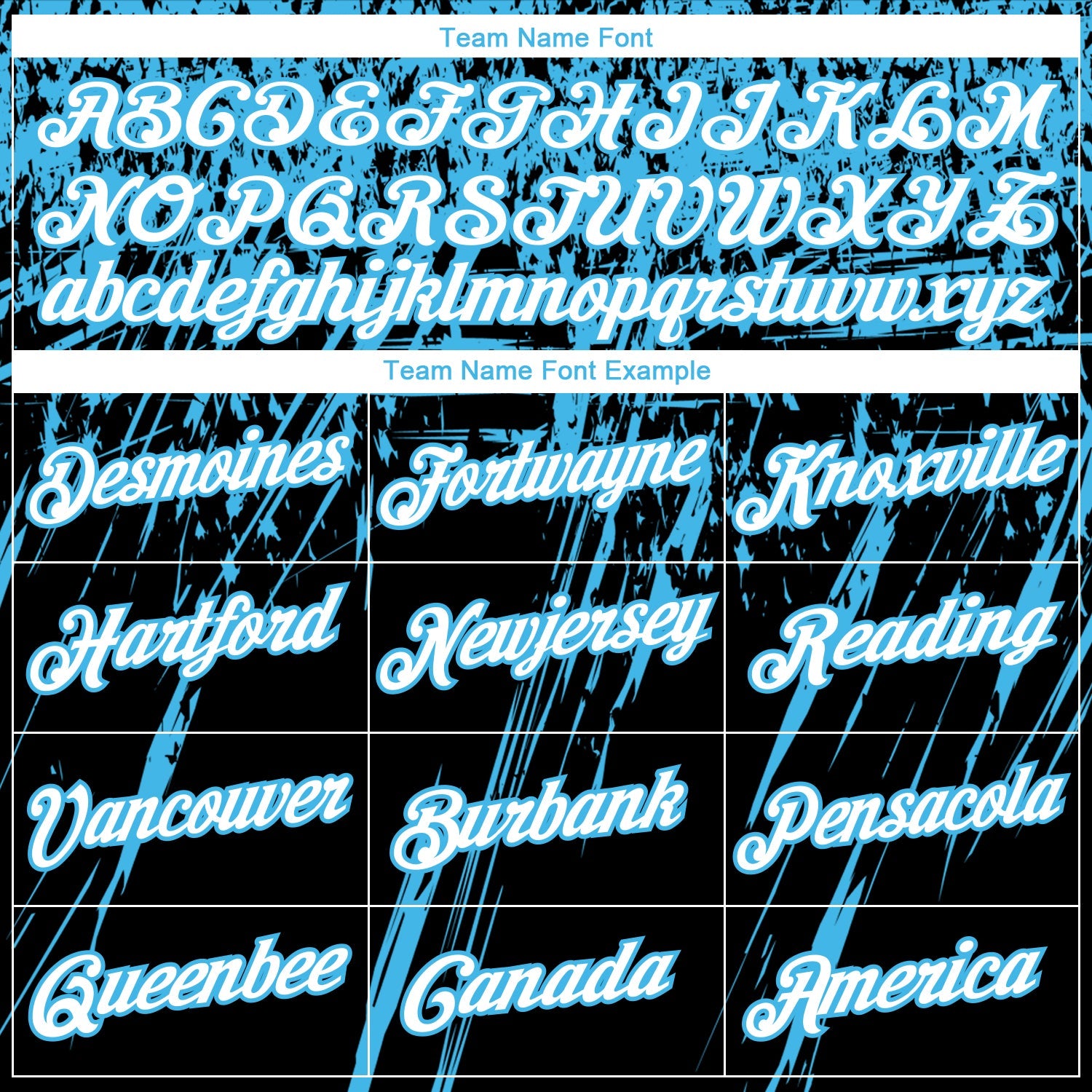 Custom Stitched Black White-Sky Blue 3D Pattern Design Splash Grunge Art Sports Pullover Sweatshirt Hoodie view 3