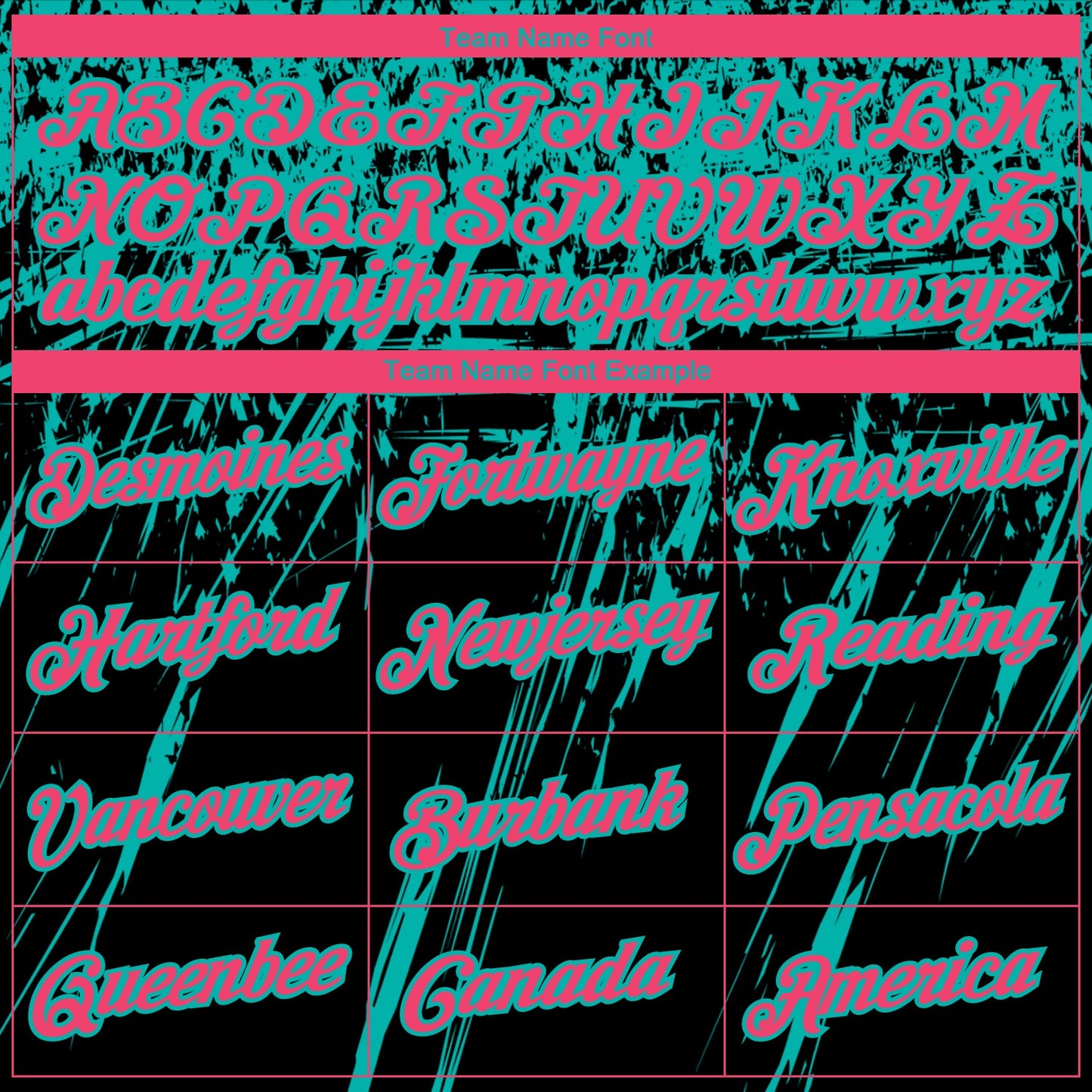 Custom Stitched Black Neon Pink-Aqua 3D Pattern Design Splash Grunge Art Sports Pullover Sweatshirt Hoodie view 3