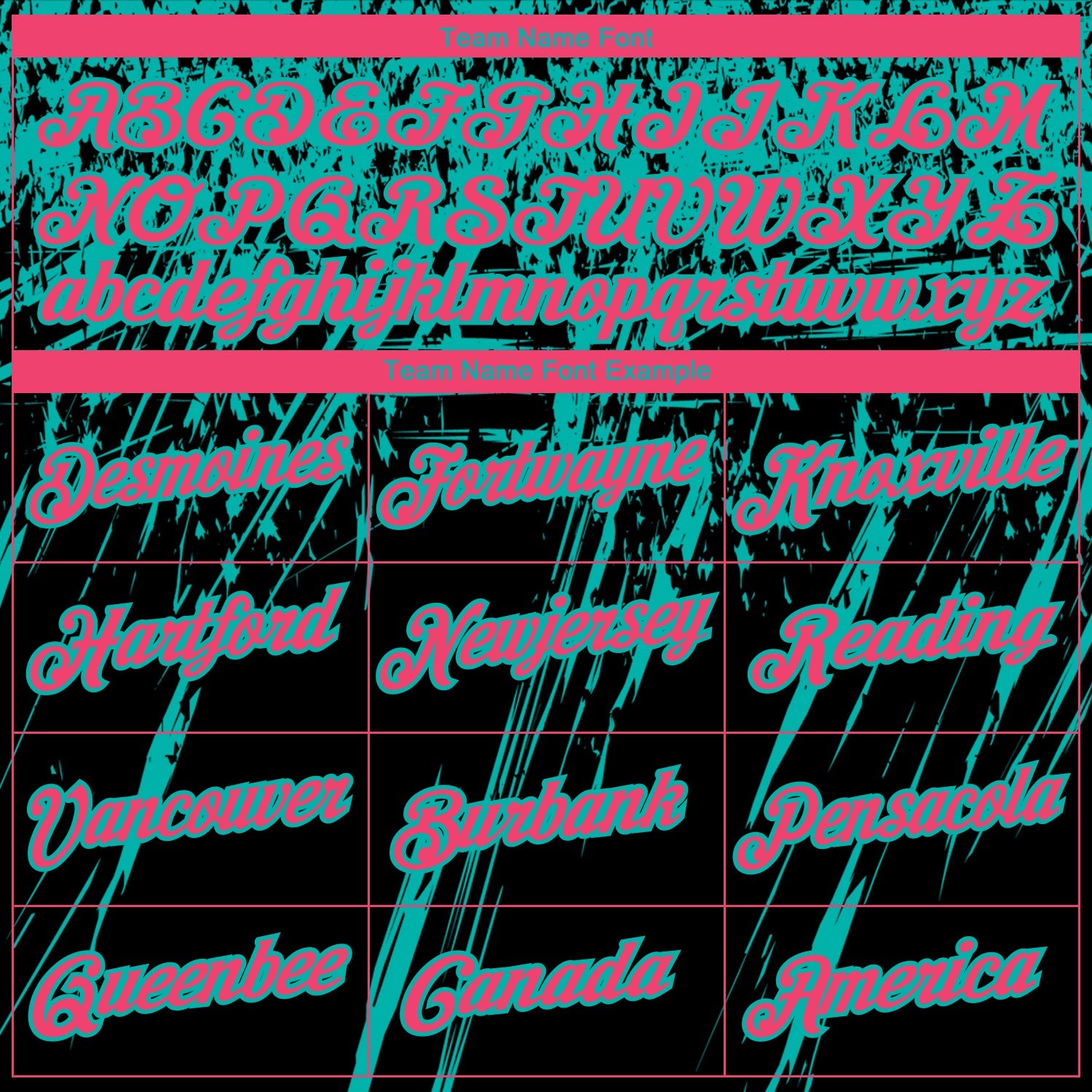 Custom Stitched Black Neon Pink-Aqua 3D Pattern Design Splash Grunge Art Sports Pullover Sweatshirt Hoodie view 3