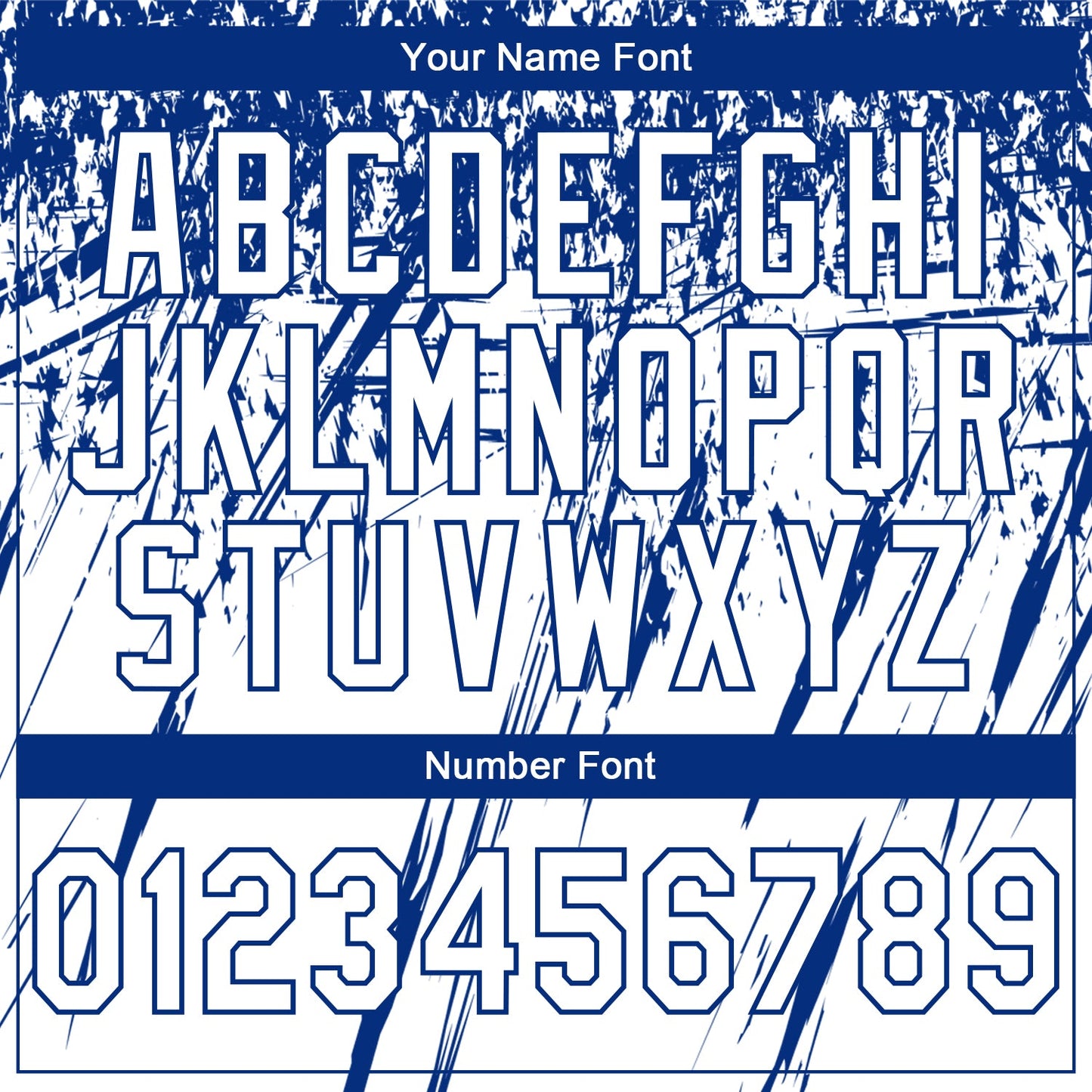 Custom Stitched White Royal 3D Pattern Design Splash Grunge Art Sports Pullover Sweatshirt Hoodie view 4