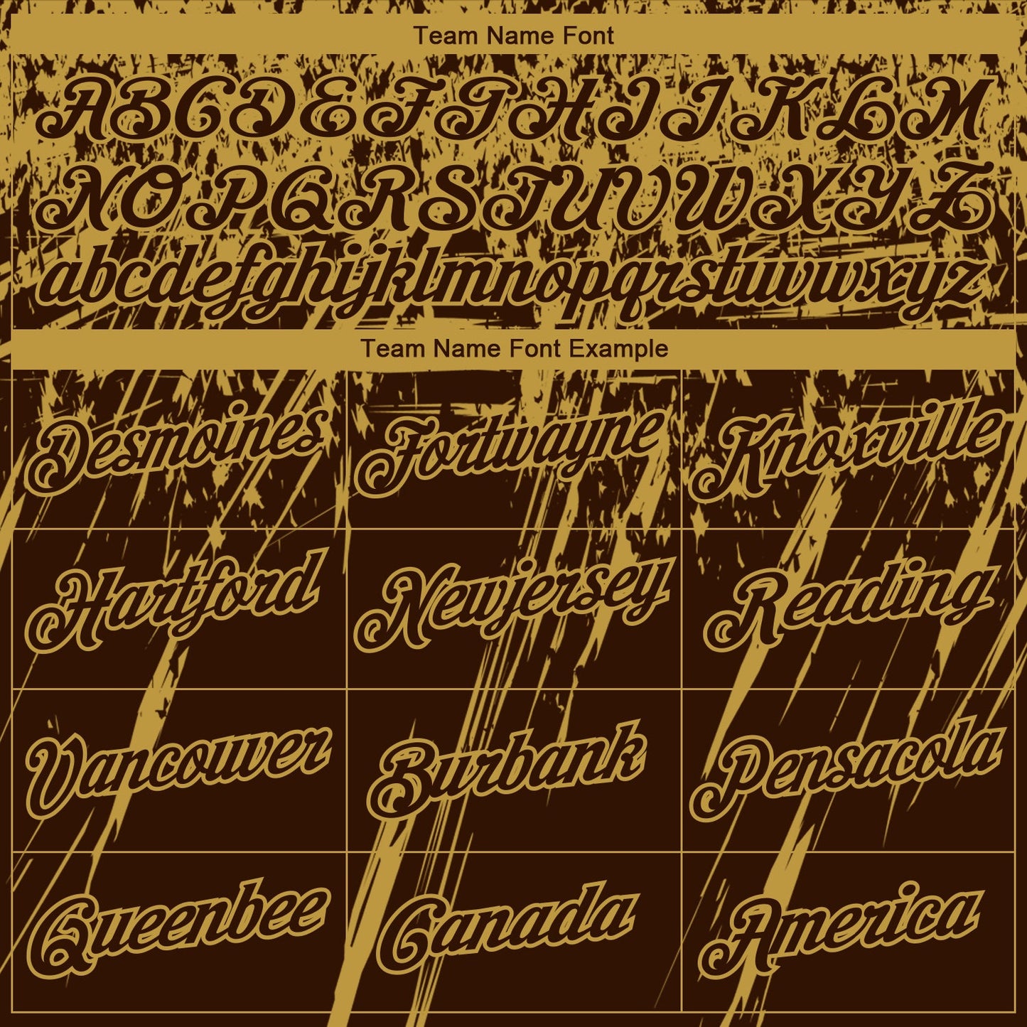 Custom Stitched Brown Old Gold 3D Pattern Design Splash Grunge Art Sports Pullover Sweatshirt Hoodie view 3
