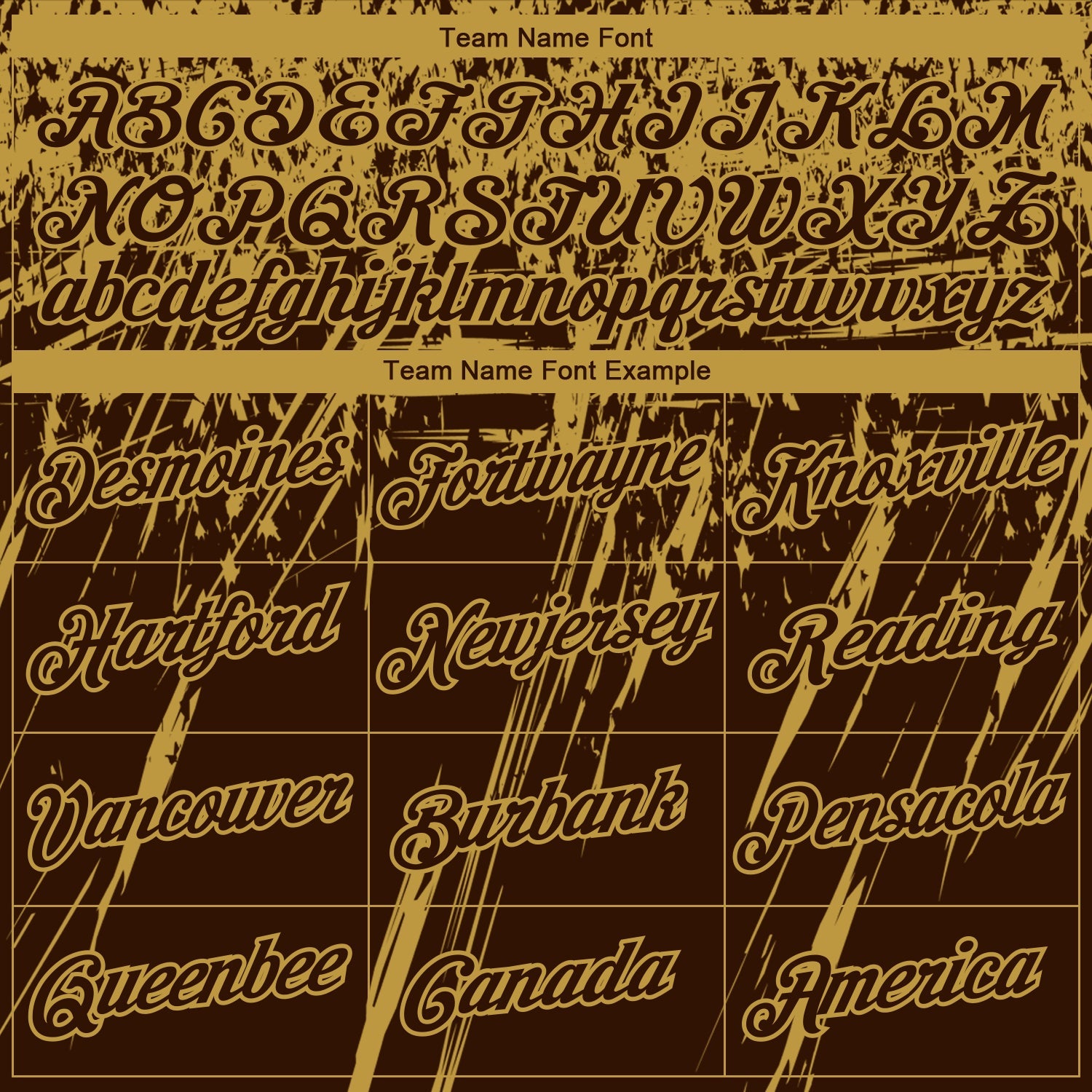 Custom Stitched Brown Old Gold 3D Pattern Design Splash Grunge Art Sports Pullover Sweatshirt Hoodie view 3