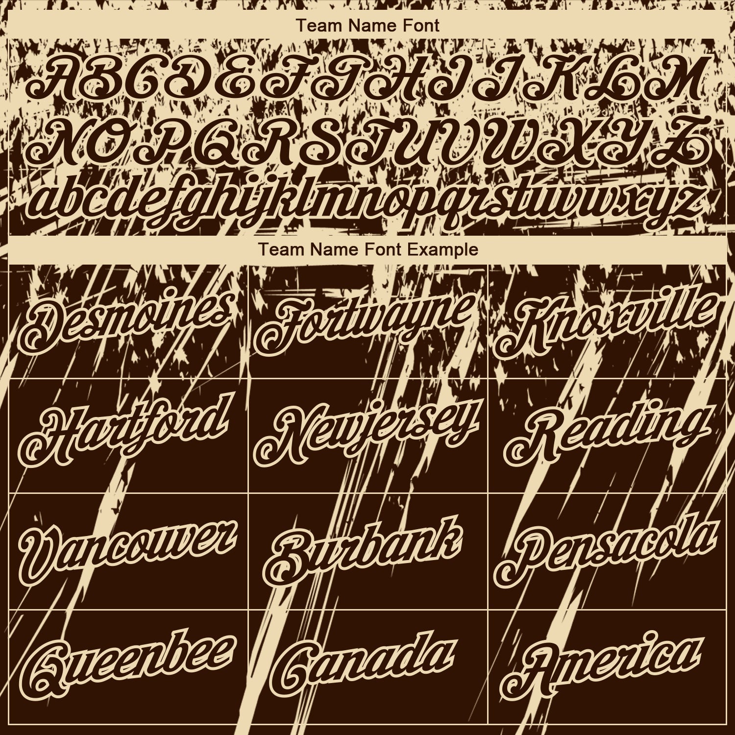 Custom Stitched Brown Cream 3D Pattern Design Splash Grunge Art Sports Pullover Sweatshirt Hoodie view 3