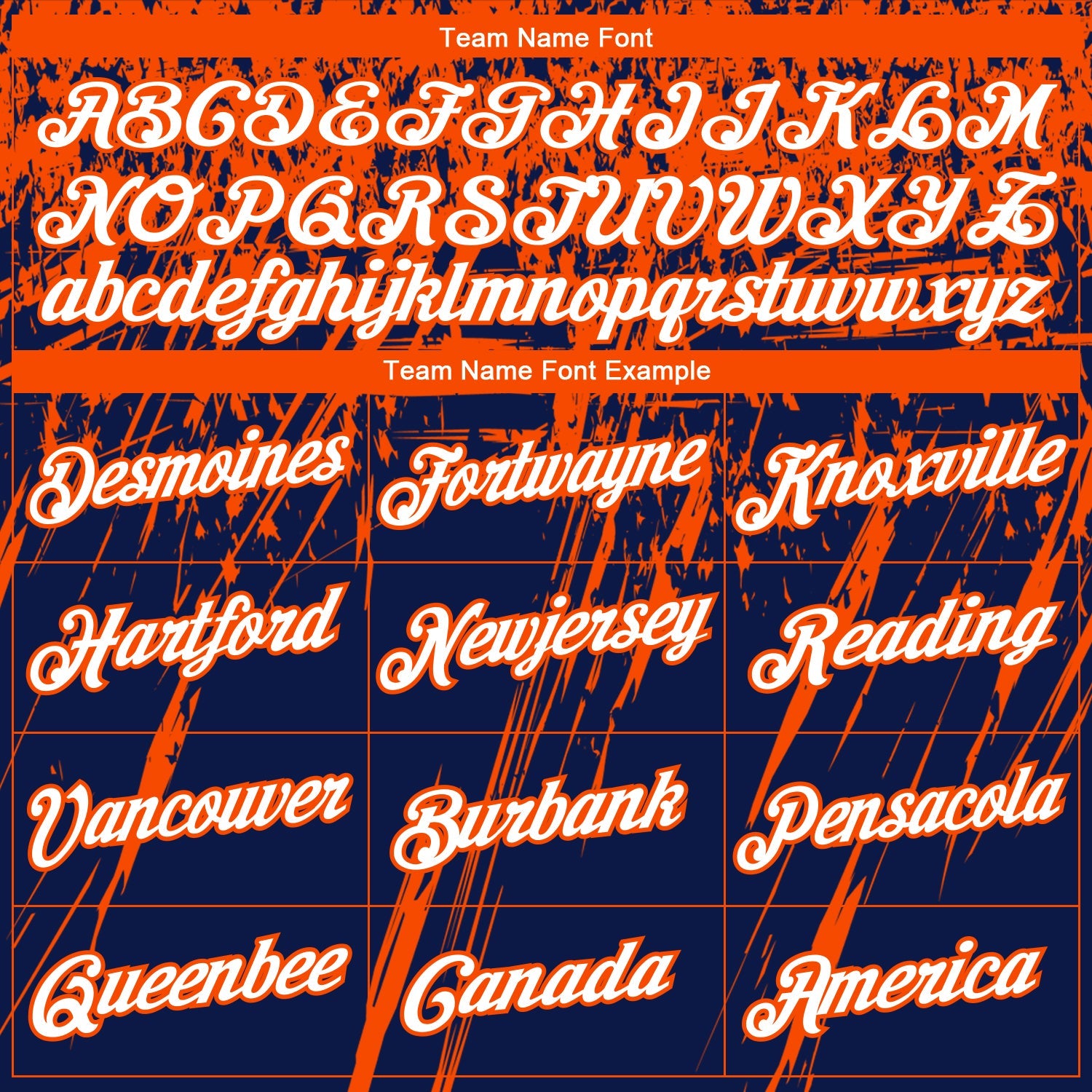Custom Stitched Navy White-Orange 3D Pattern Design Splash Grunge Art Sports Pullover Sweatshirt Hoodie view 3