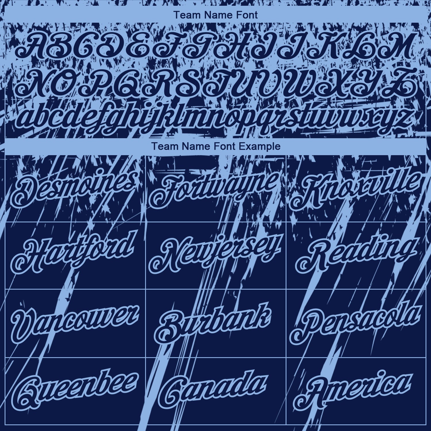 Custom Stitched Navy Light Blue 3D Pattern Design Splash Grunge Art Sports Pullover Sweatshirt Hoodie view 3