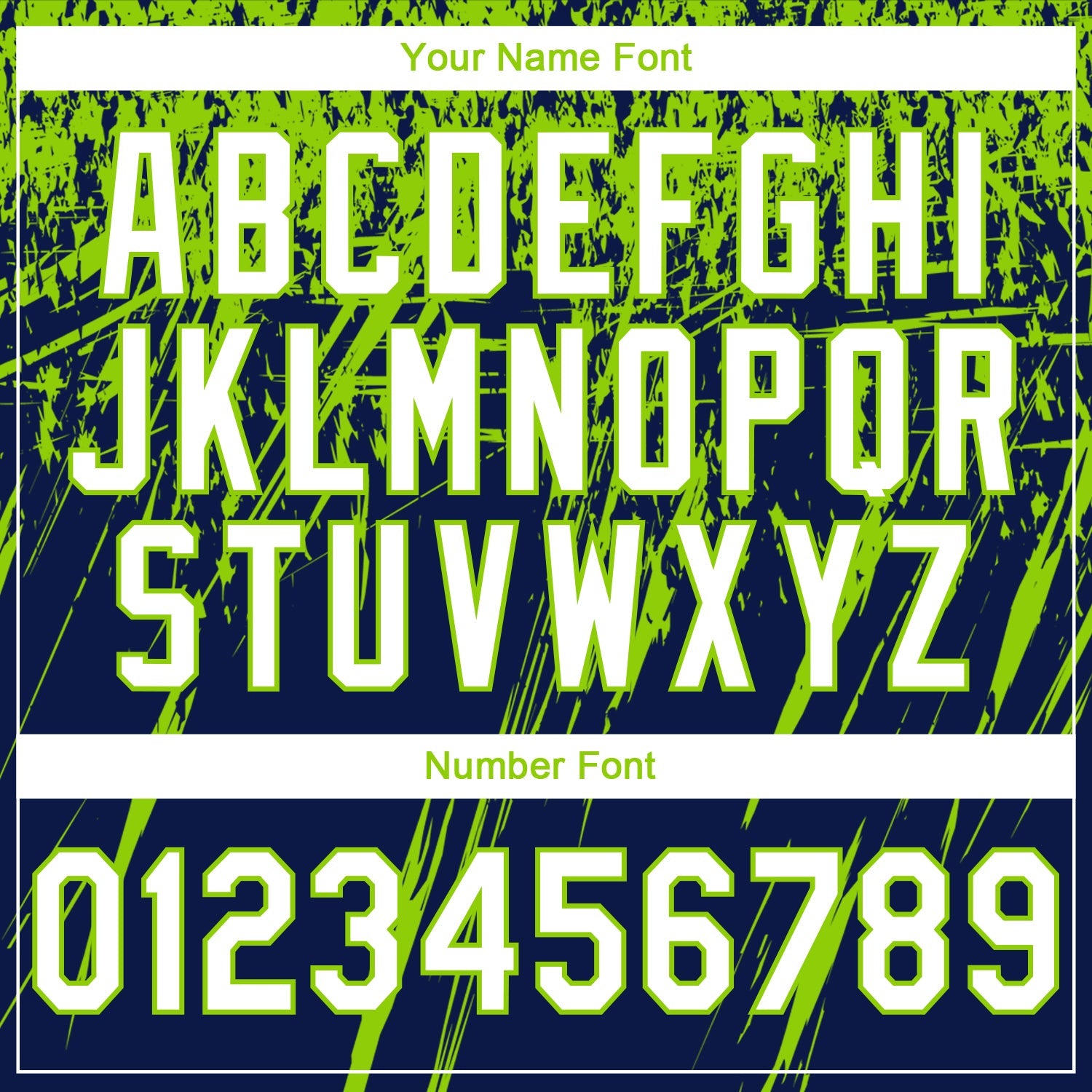 Custom Stitched Navy White-Neon Green 3D Pattern Design Splash Grunge Art Sports Pullover Sweatshirt Hoodie view 4