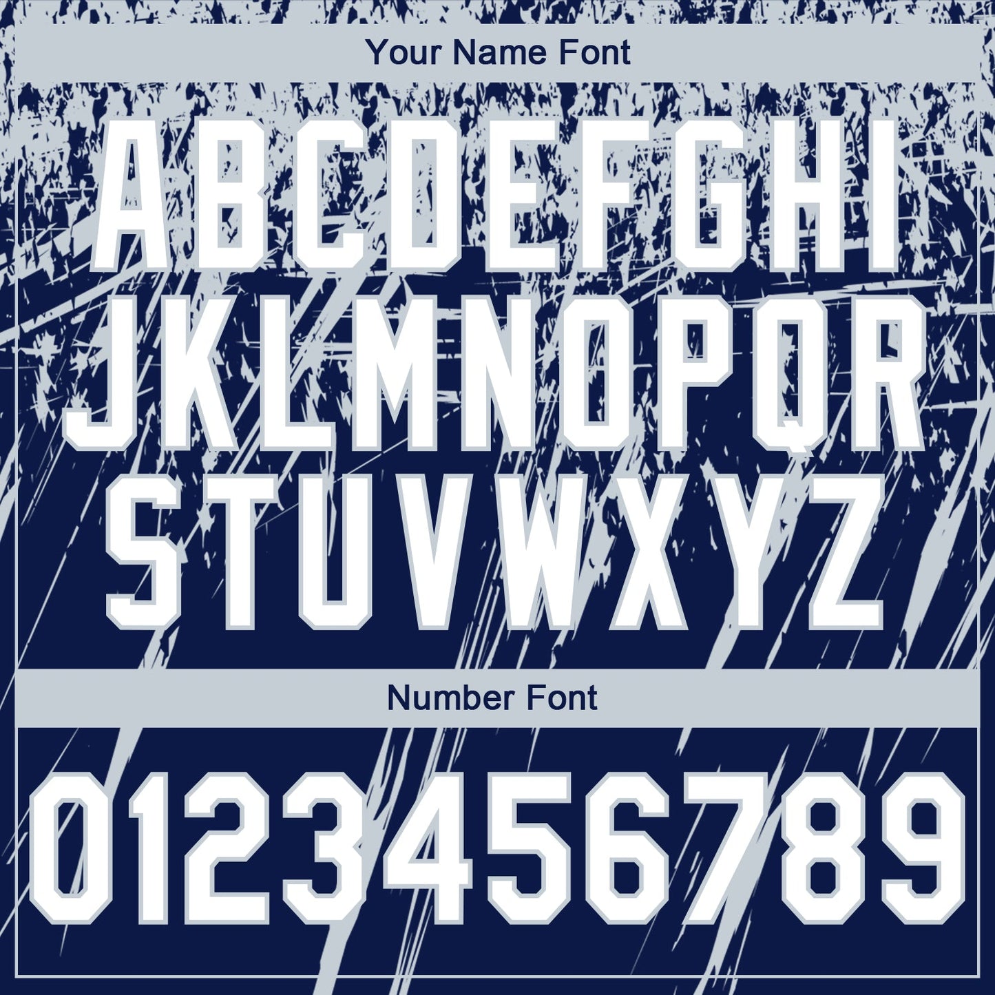 Custom Stitched Navy White-Silver 3D Pattern Design Splash Grunge Art Sports Pullover Sweatshirt Hoodie view 4