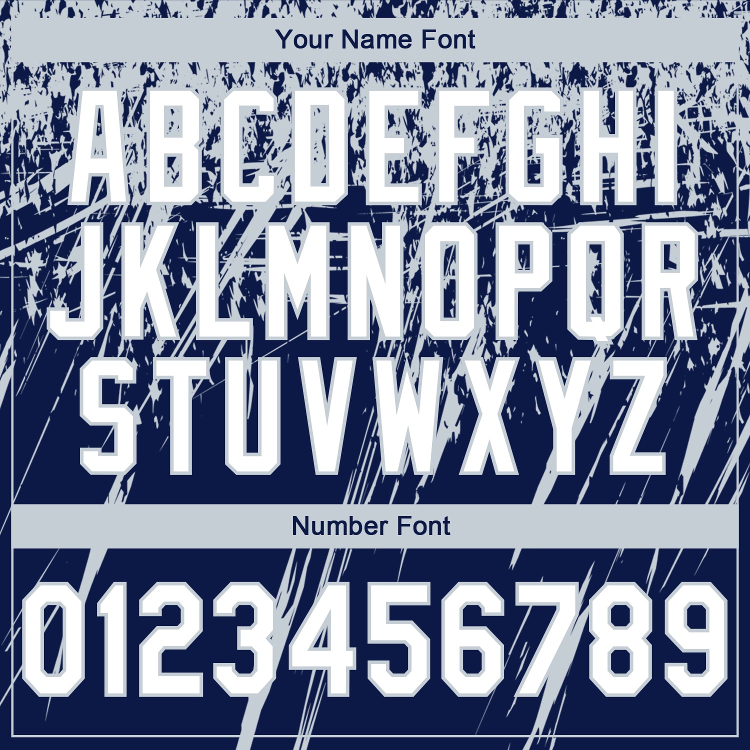 Custom Stitched Navy White-Silver 3D Pattern Design Splash Grunge Art Sports Pullover Sweatshirt Hoodie view 4