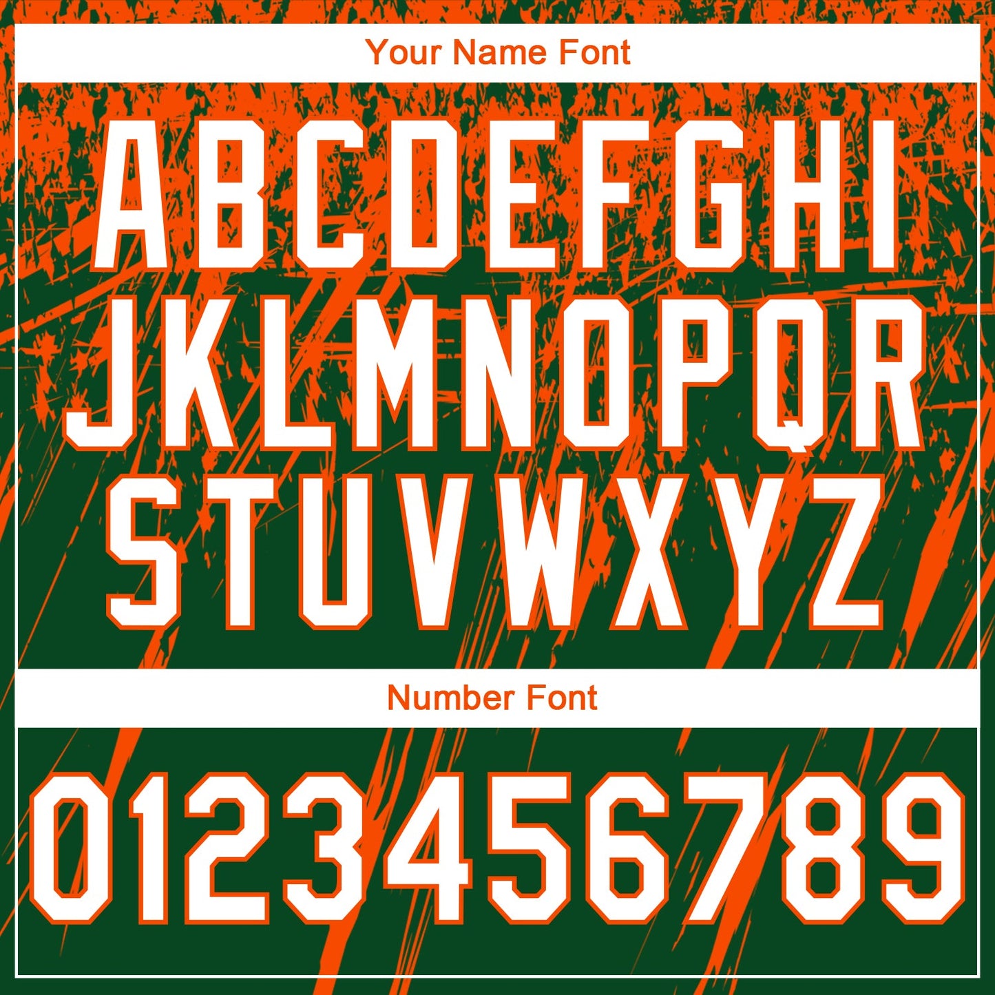 Custom Stitched Green White-Orange 3D Pattern Design Splash Grunge Art Sports Pullover Sweatshirt Hoodie view 4