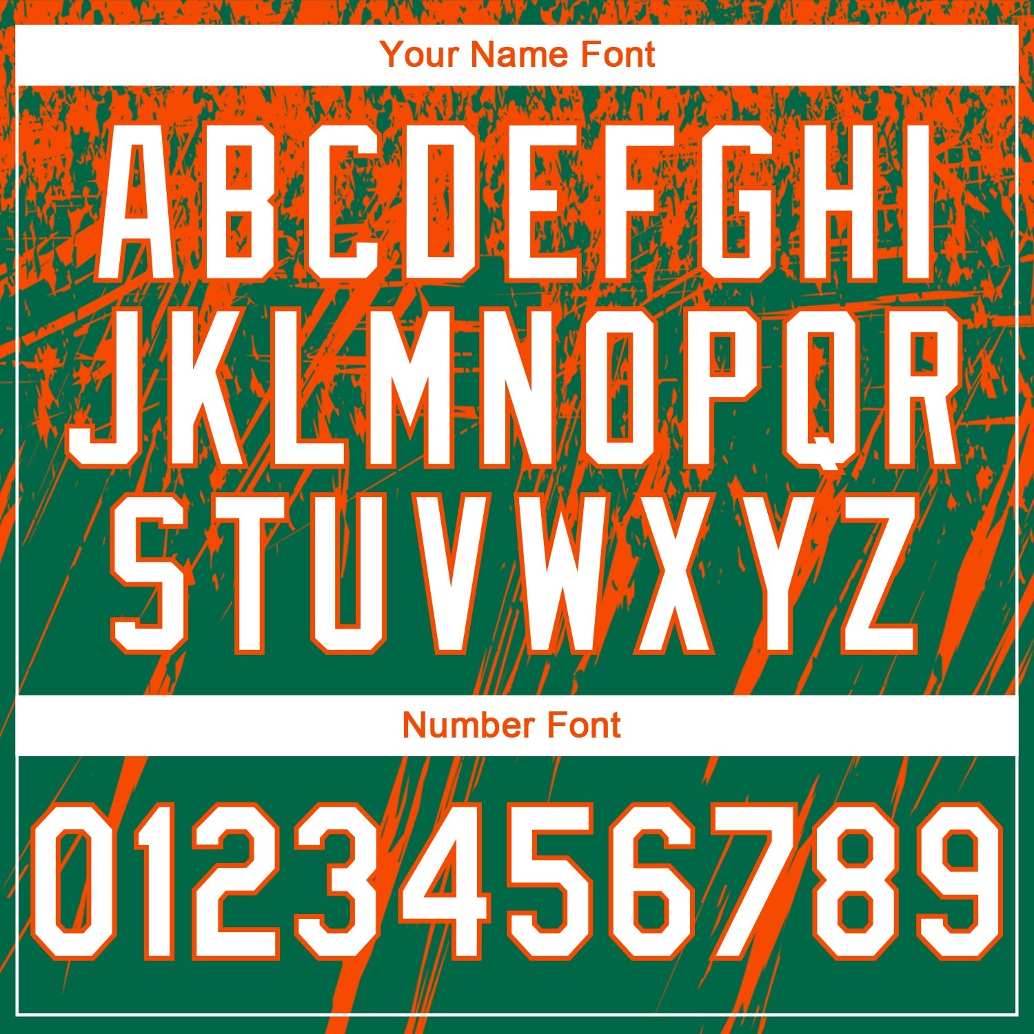 Custom Stitched Kelly Green White-Orange 3D Pattern Design Splash Grunge Art Sports Pullover Sweatshirt Hoodie view 4