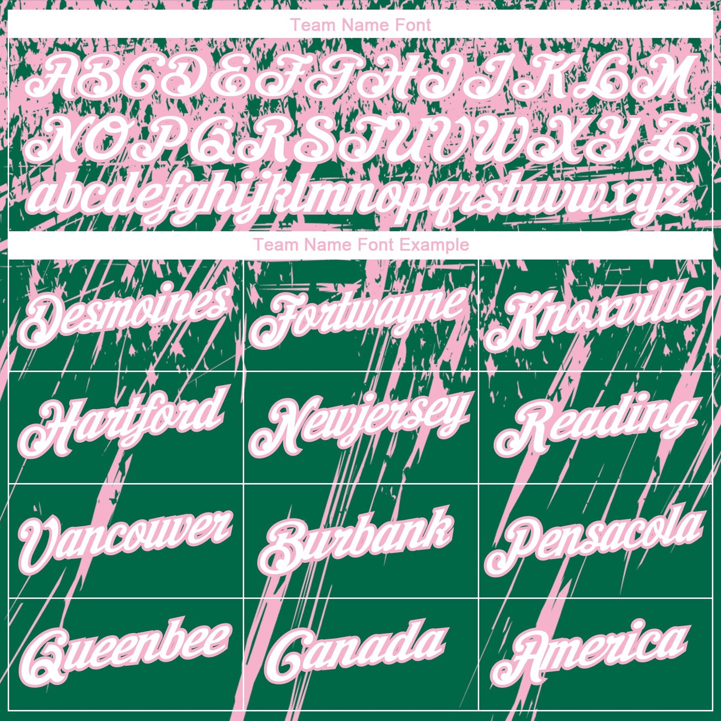 Custom Stitched Kelly Green White-Light Pink 3D Pattern Design Splash Grunge Art Sports Pullover Sweatshirt Hoodie view 3
