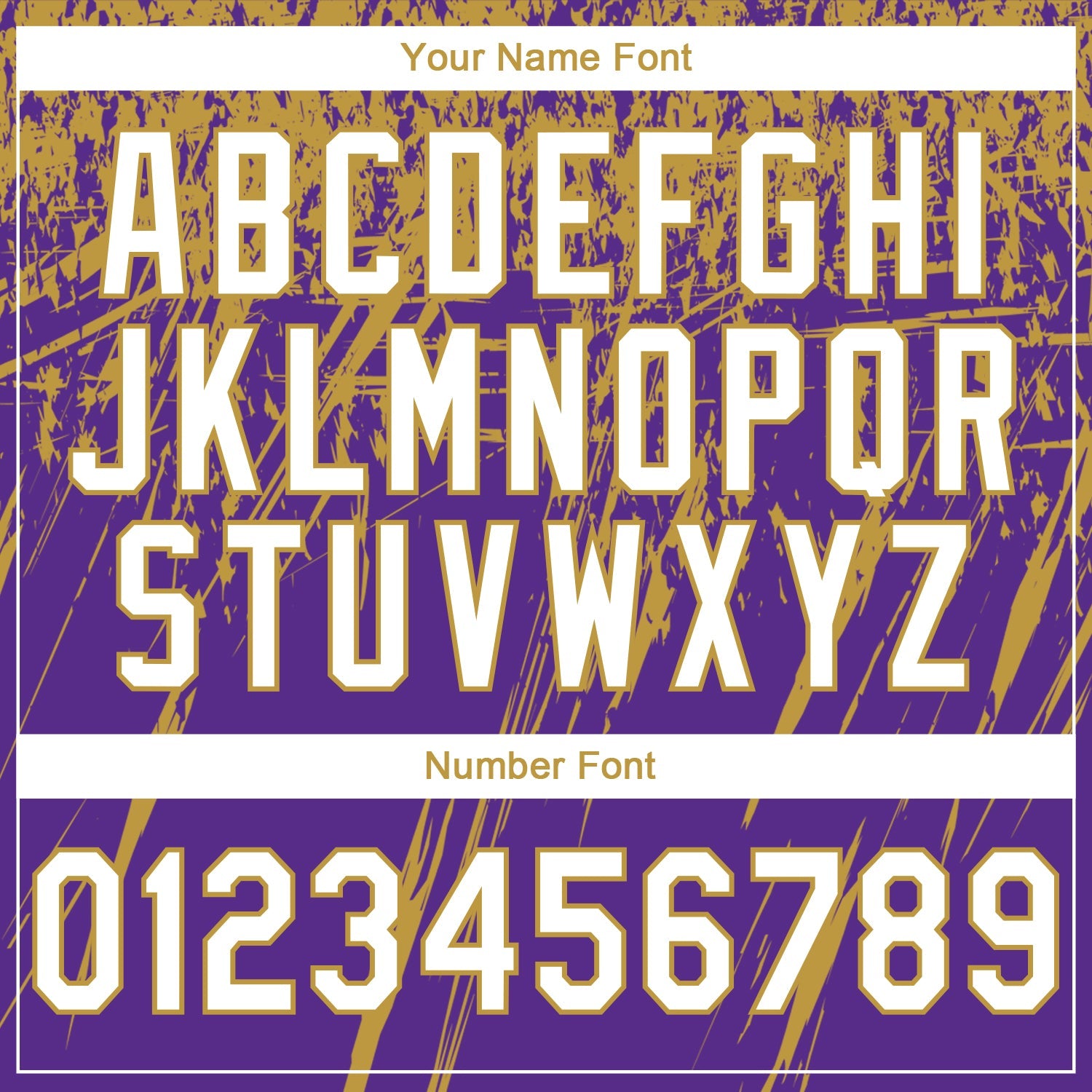 Custom Stitched Purple White-Old Gold 3D Pattern Design Splash Grunge Art Sports Pullover Sweatshirt Hoodie view 4
