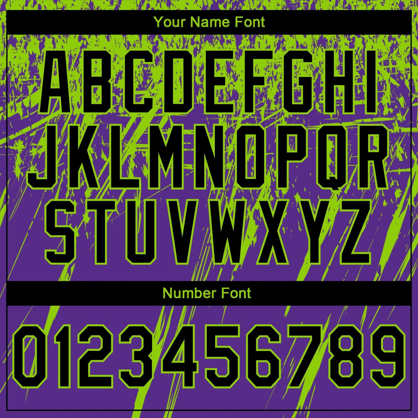 Custom Stitched Purple Black-Neon Green 3D Pattern Design Splash Grunge Art Sports Pullover Sweatshirt Hoodie view 4