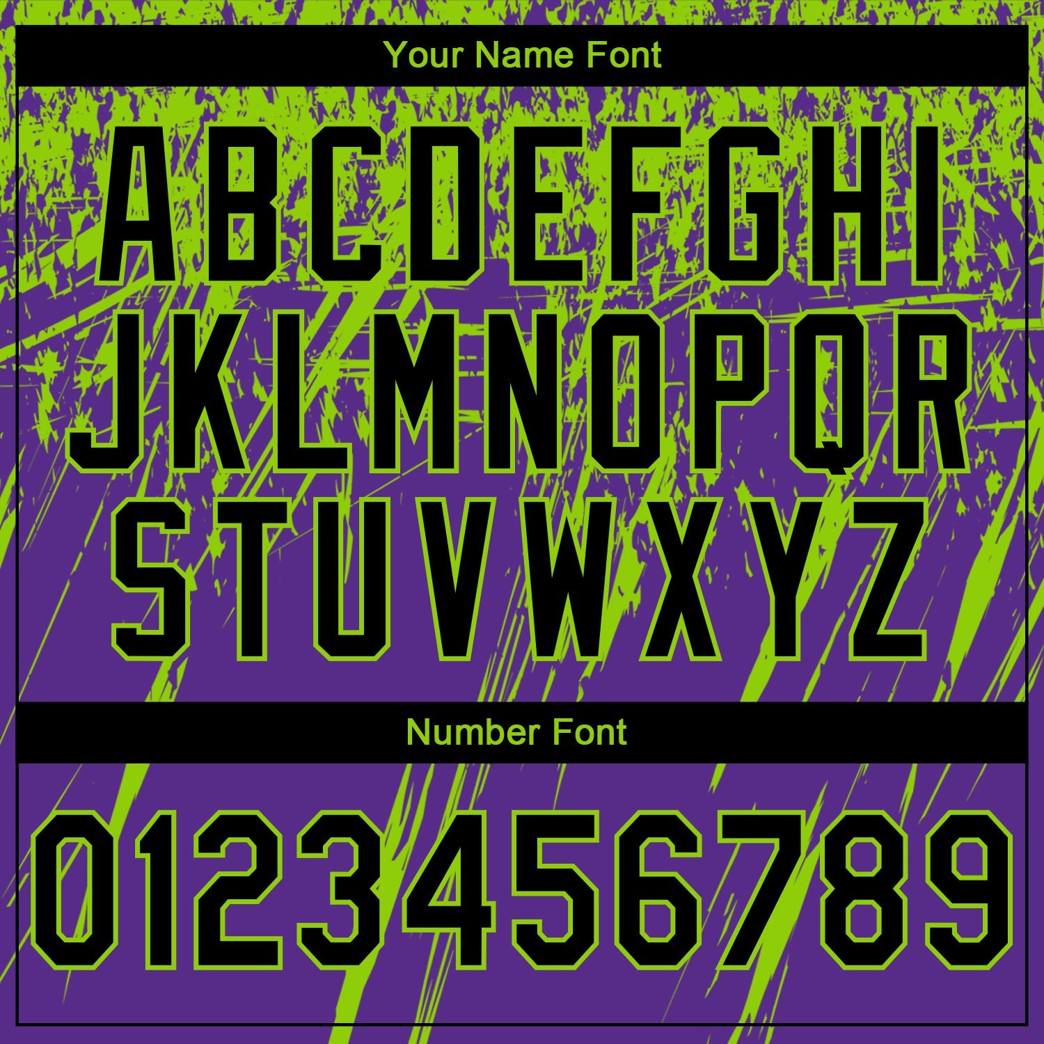 Custom Stitched Purple Black-Neon Green 3D Pattern Design Splash Grunge Art Sports Pullover Sweatshirt Hoodie view 4
