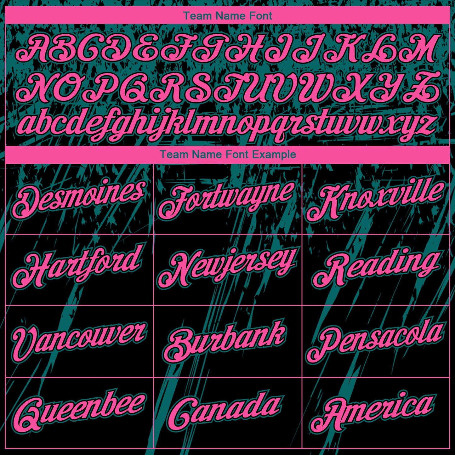 Custom Stitched Black Pink-Teal 3D Pattern Design Splash Grunge Art Sports Pullover Sweatshirt Hoodie view 3