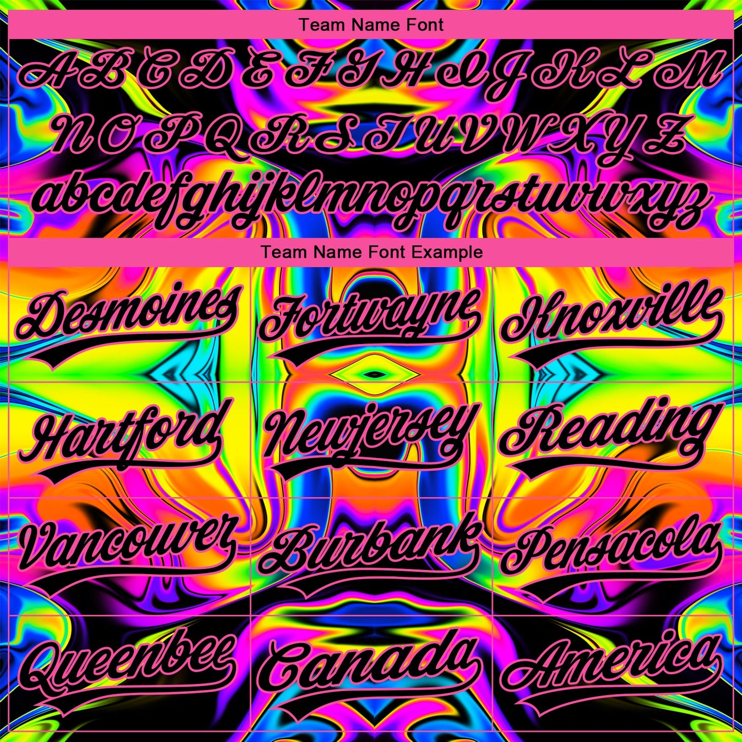 Custom Stitched Black Pink 3D Pattern Design Abstract Iridescent Psychedelic Swirl Fluid Art Sports Pullover Sweatshirt Hoodie view 3