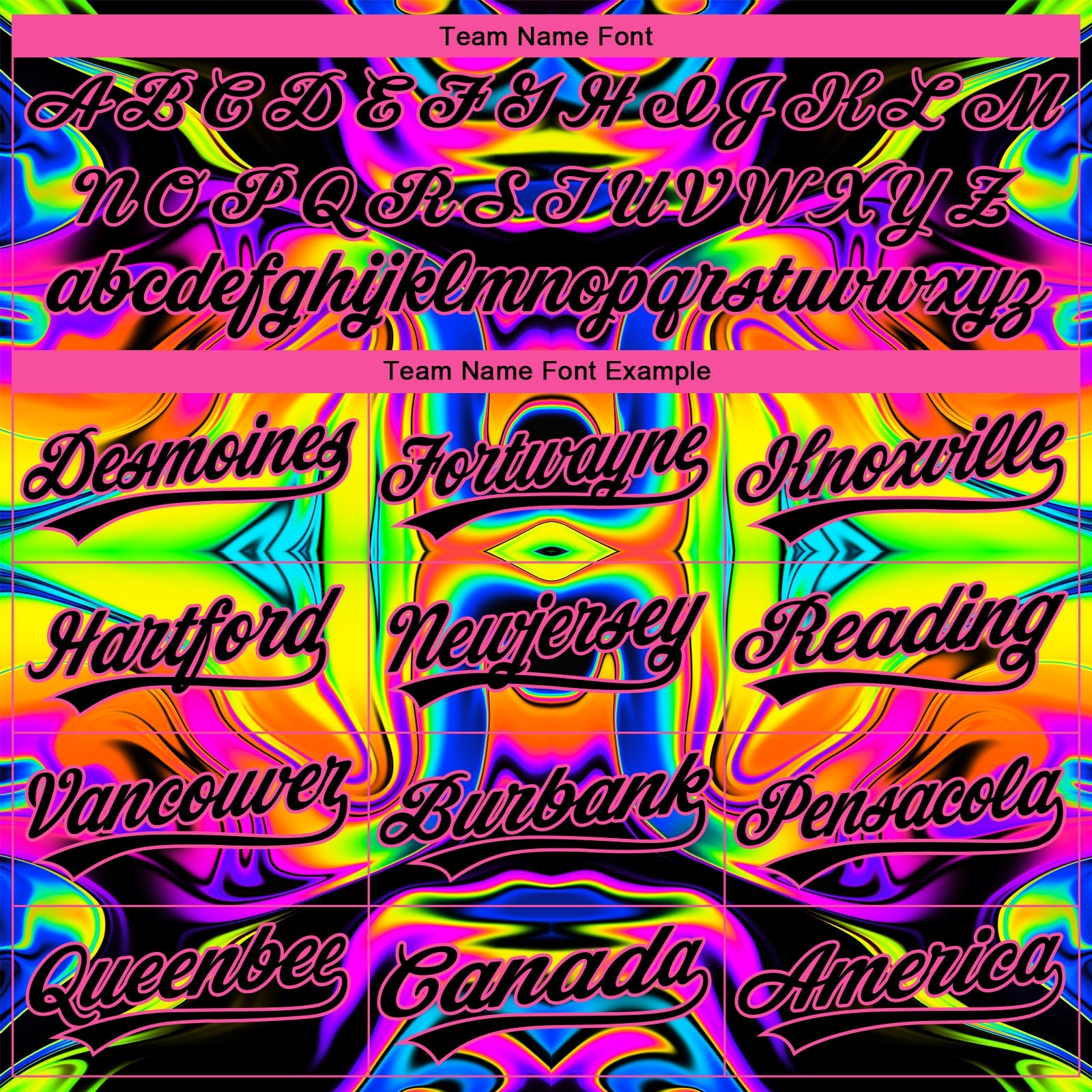 Custom Stitched Black Pink 3D Pattern Design Abstract Iridescent Psychedelic Swirl Fluid Art Sports Pullover Sweatshirt Hoodie view 3