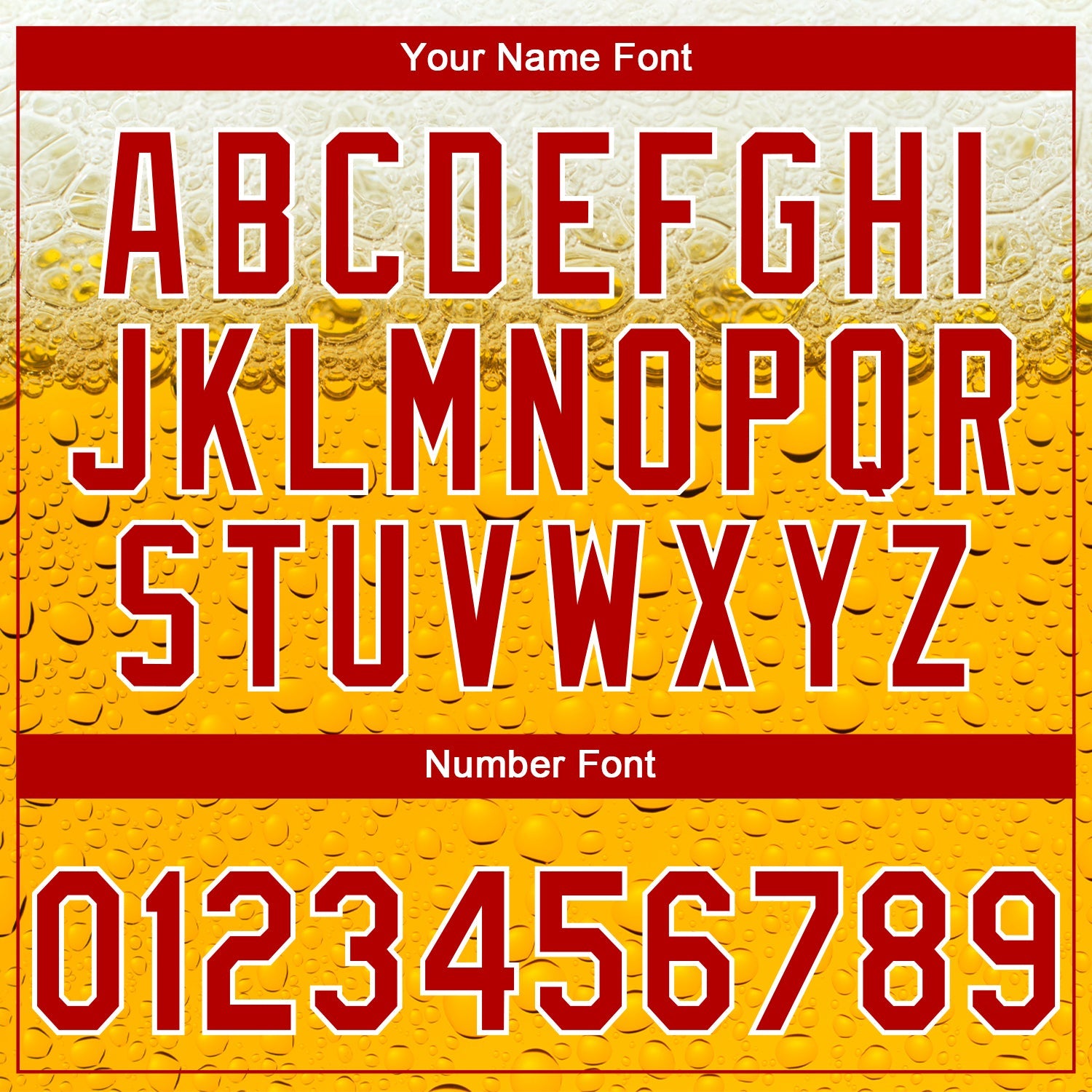 Custom Stitched Yellow Red-White 3D Pattern Design Beer Sports Pullover Sweatshirt Hoodie view 4