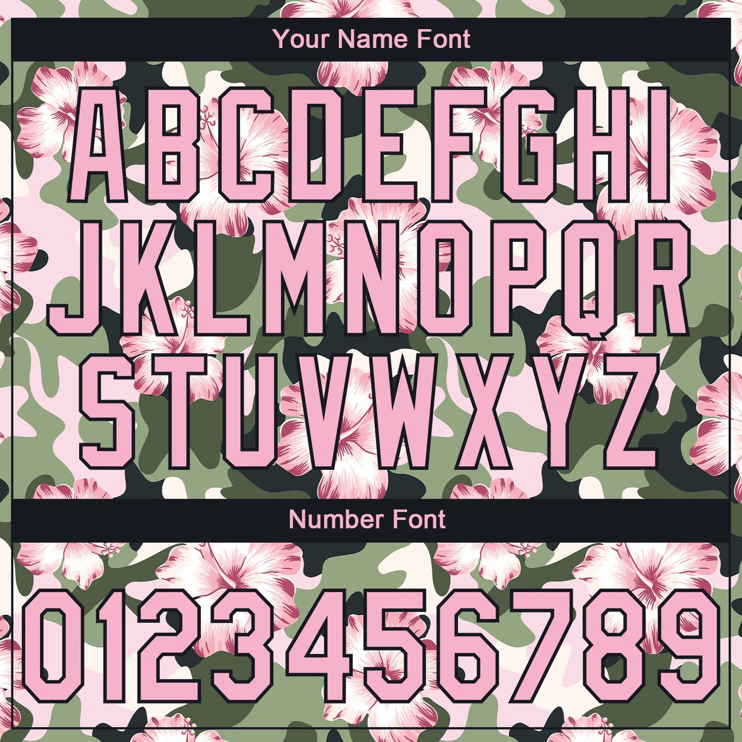 Custom Stitched Camo Light Pink-Black 3D Hibiscus Flower Sports Pullover Sweatshirt Salute To Service Hoodie view 4