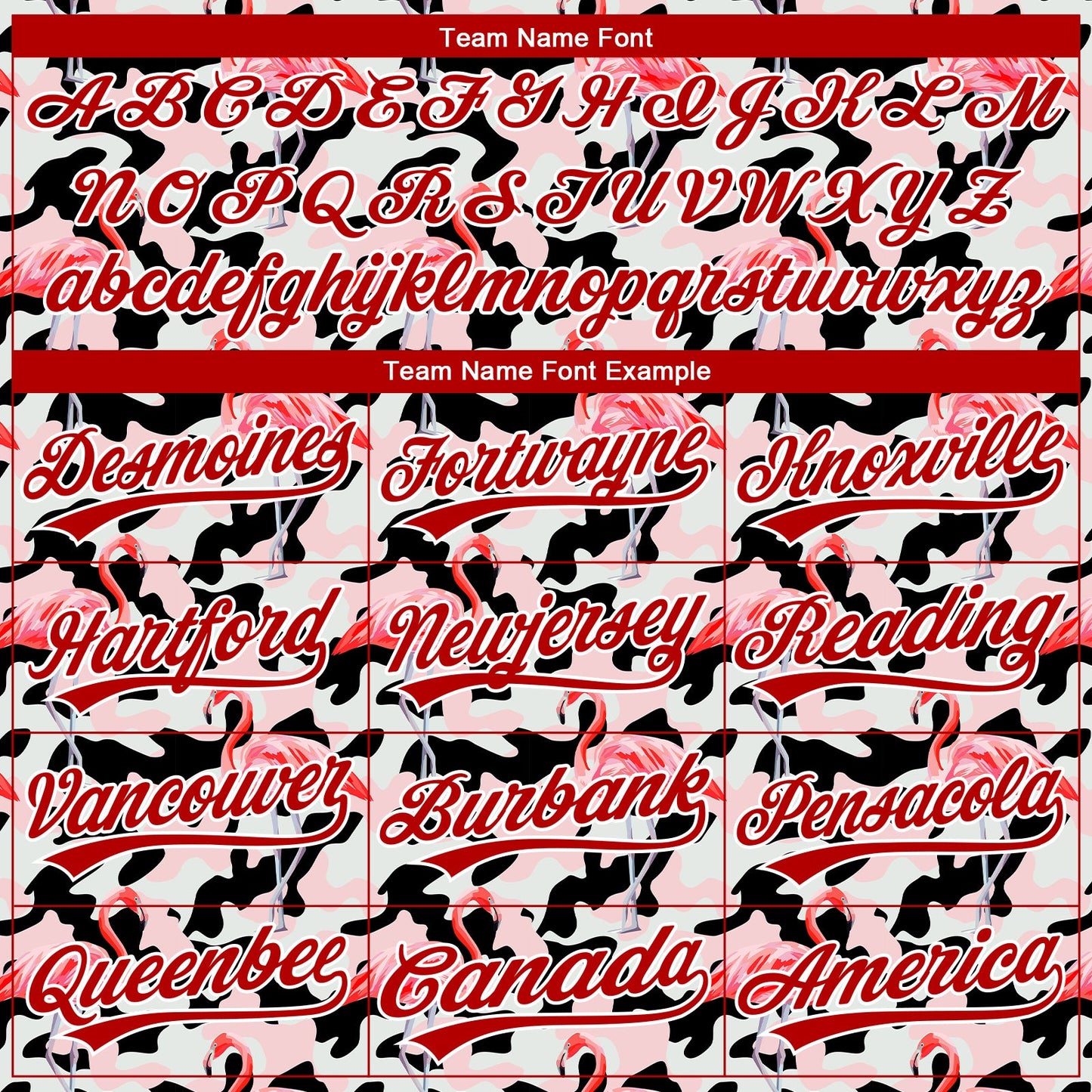 Custom Stitched Camo Red-White 3D Flamingo Sports Pullover Sweatshirt Salute To Service Hoodie view 3