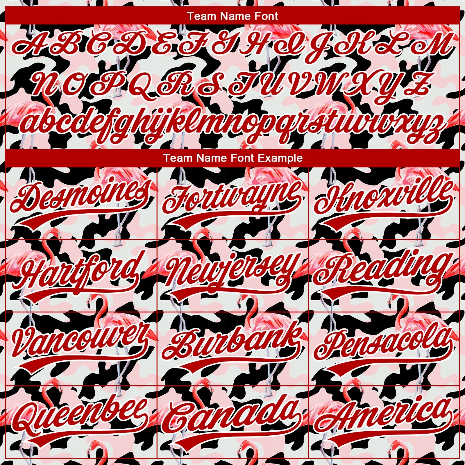 Custom Stitched Camo Red-White 3D Flamingo Sports Pullover Sweatshirt Salute To Service Hoodie view 3