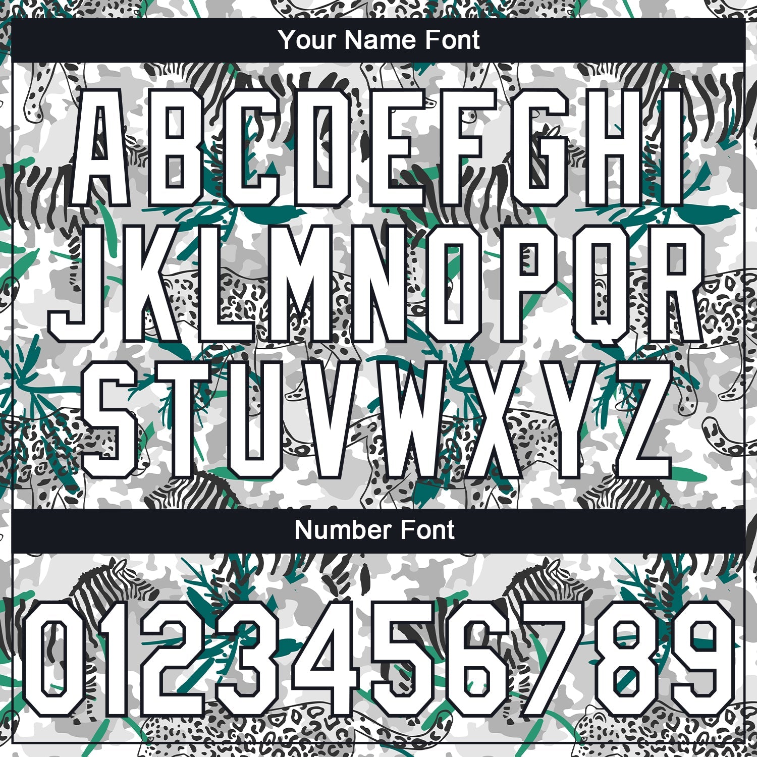 Custom Stitched Camo White-Black 3D Tropical Jungle Animal Sports Pullover Sweatshirt Salute To Service Hoodie view 4
