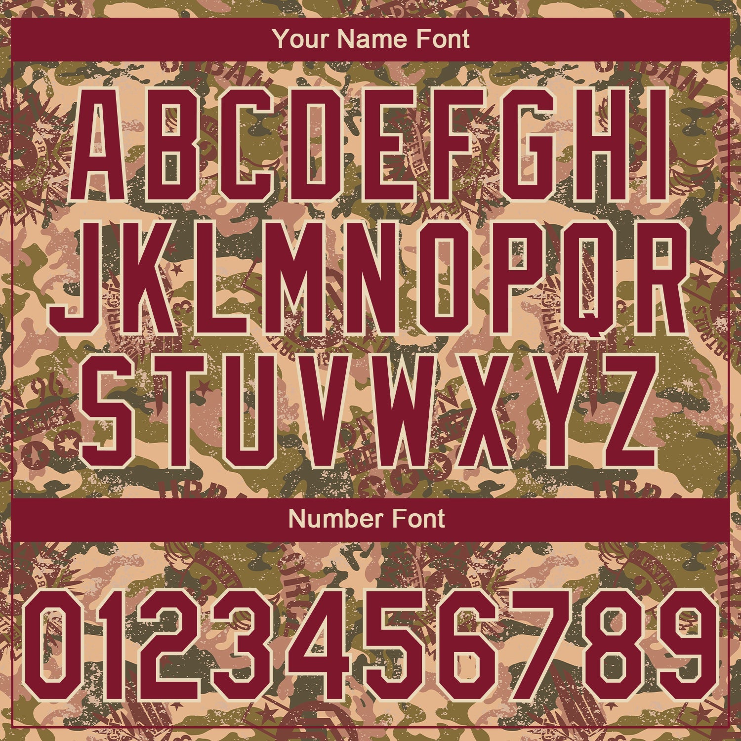 Custom Stitched Camo Crimson-Cream 3D Military Badge Sports Pullover Sweatshirt Salute To Service Hoodie view 4