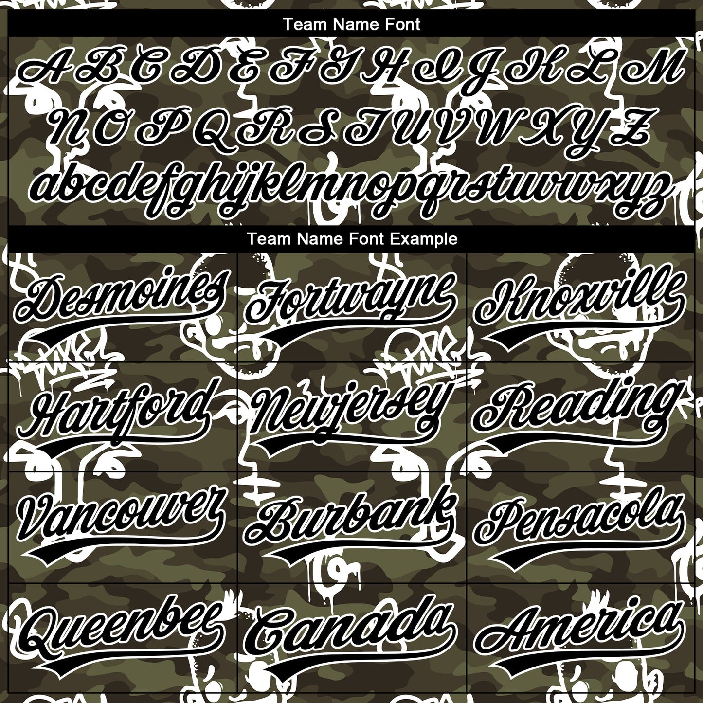 Custom Stitched Camo Black-White 3D Hand Painted Face Sports Pullover Sweatshirt Salute To Service Hoodie view 3