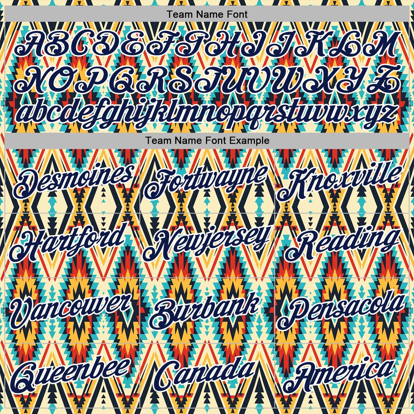 Custom Stitched Black Navy Blue Red Yellow-White 3D Mexico Aztec Pattern Sports Pullover Sweatshirt Hoodie view 3