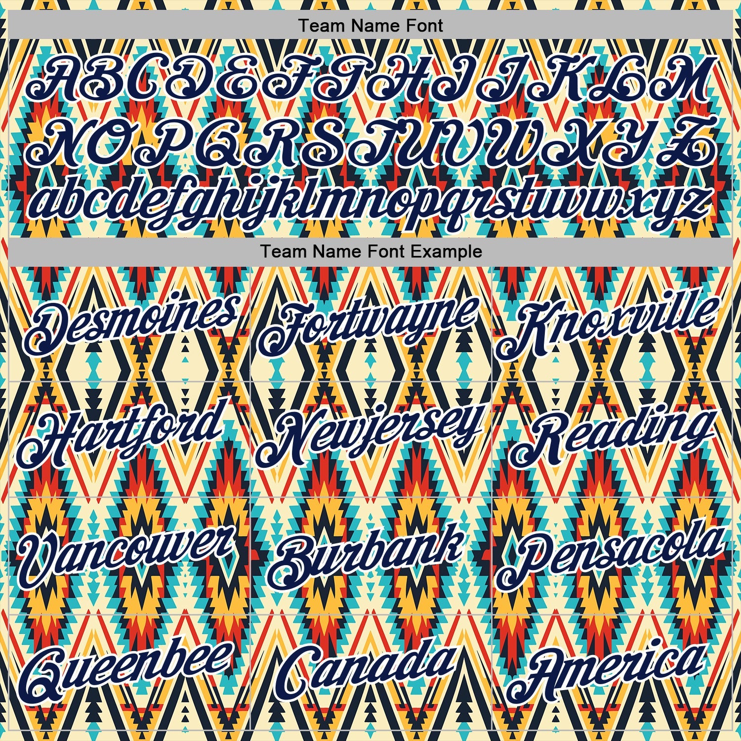 Custom Stitched Black Navy Blue Red Yellow-White 3D Mexico Aztec Pattern Sports Pullover Sweatshirt Hoodie view 3