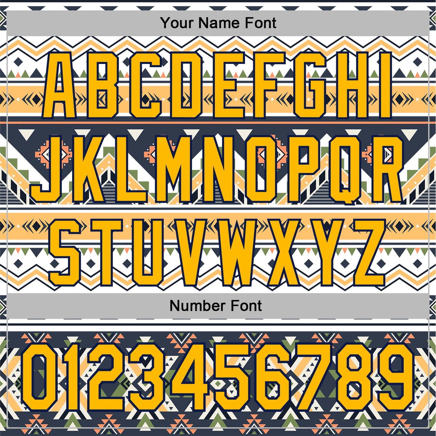 Custom Stitched White Gold Gray Green-Navy 3D Mexico Aztec Pattern Sports Pullover Sweatshirt Hoodie view 4