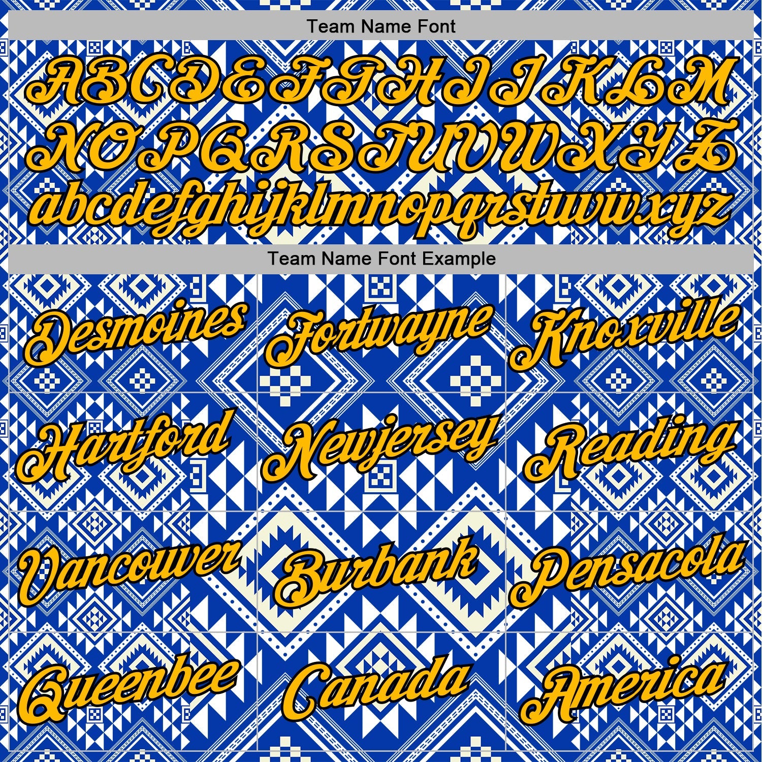 Custom Stitched White Gold Blue-Black 3D Mexico Aztec Pattern Sports Pullover Sweatshirt Hoodie view 3