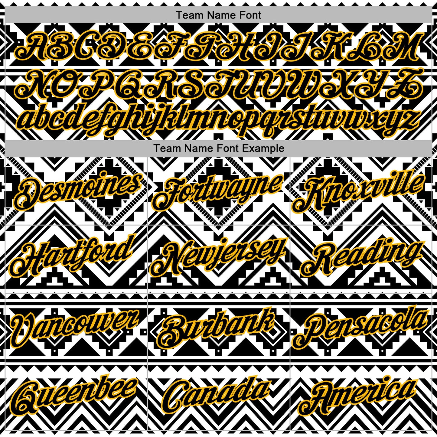 Custom Stitched White Black-Gold 3D Mexico Aztec Pattern Sports Pullover Sweatshirt Hoodie view 3