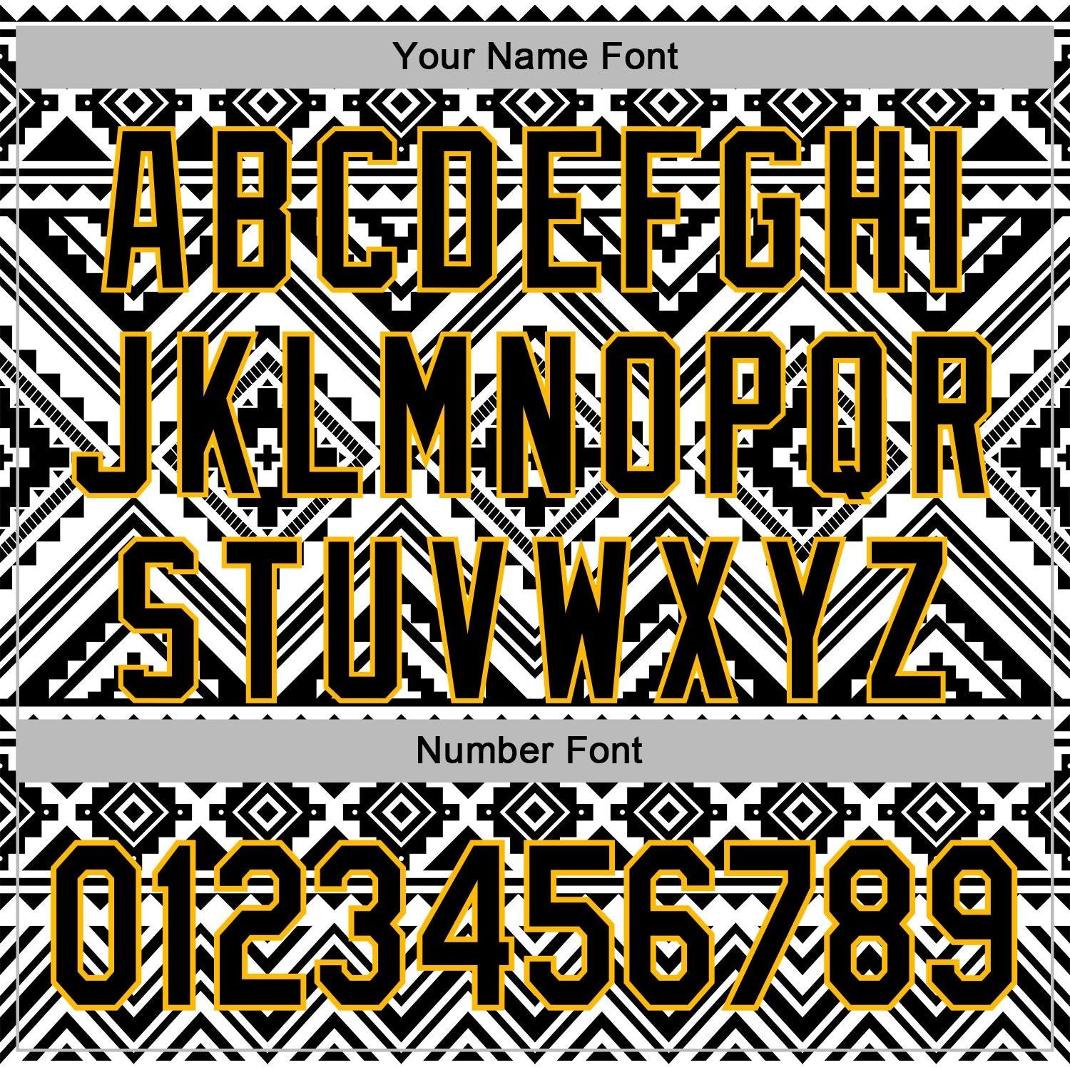 Custom Stitched White Black-Gold 3D Mexico Aztec Pattern Sports Pullover Sweatshirt Hoodie view 4