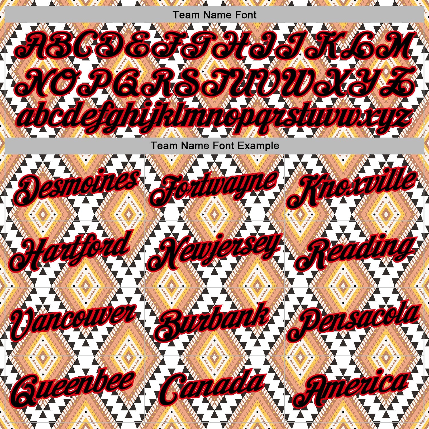 Custom Stitched White Black Yellow-Fire Red 3D Mexico Aztec Pattern Sports Pullover Sweatshirt Hoodie view 3