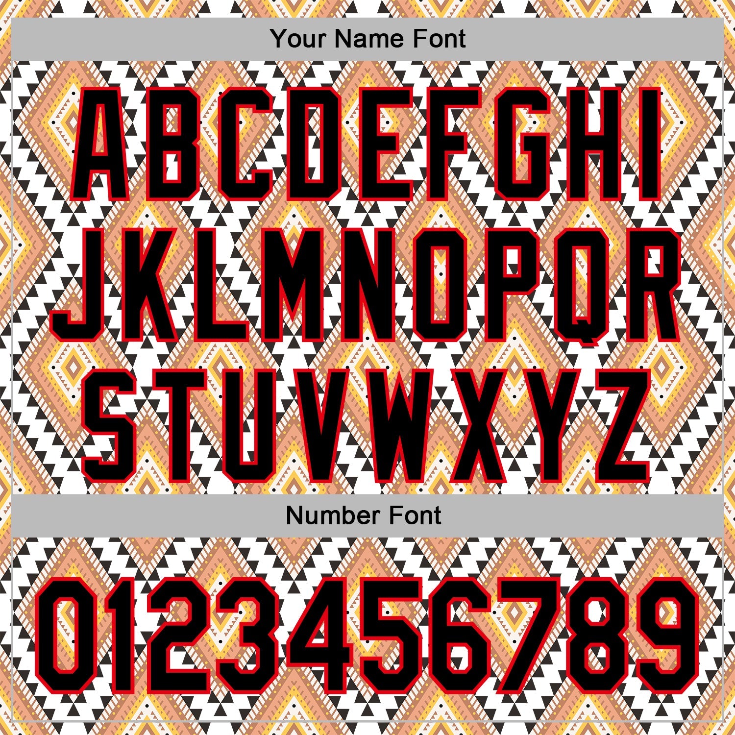 Custom Stitched White Black Yellow-Fire Red 3D Mexico Aztec Pattern Sports Pullover Sweatshirt Hoodie view 4