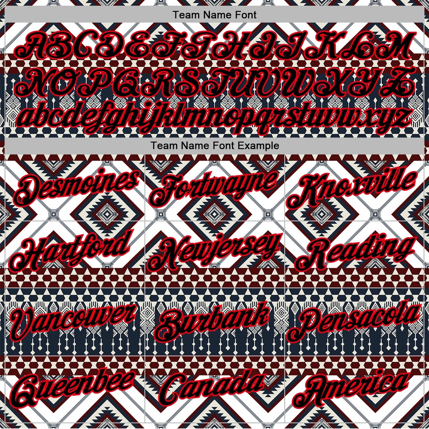 Custom Stitched White Black Gray Blue-Fire Red 3D Mexico Aztec Pattern Sports Pullover Sweatshirt Hoodie view 3