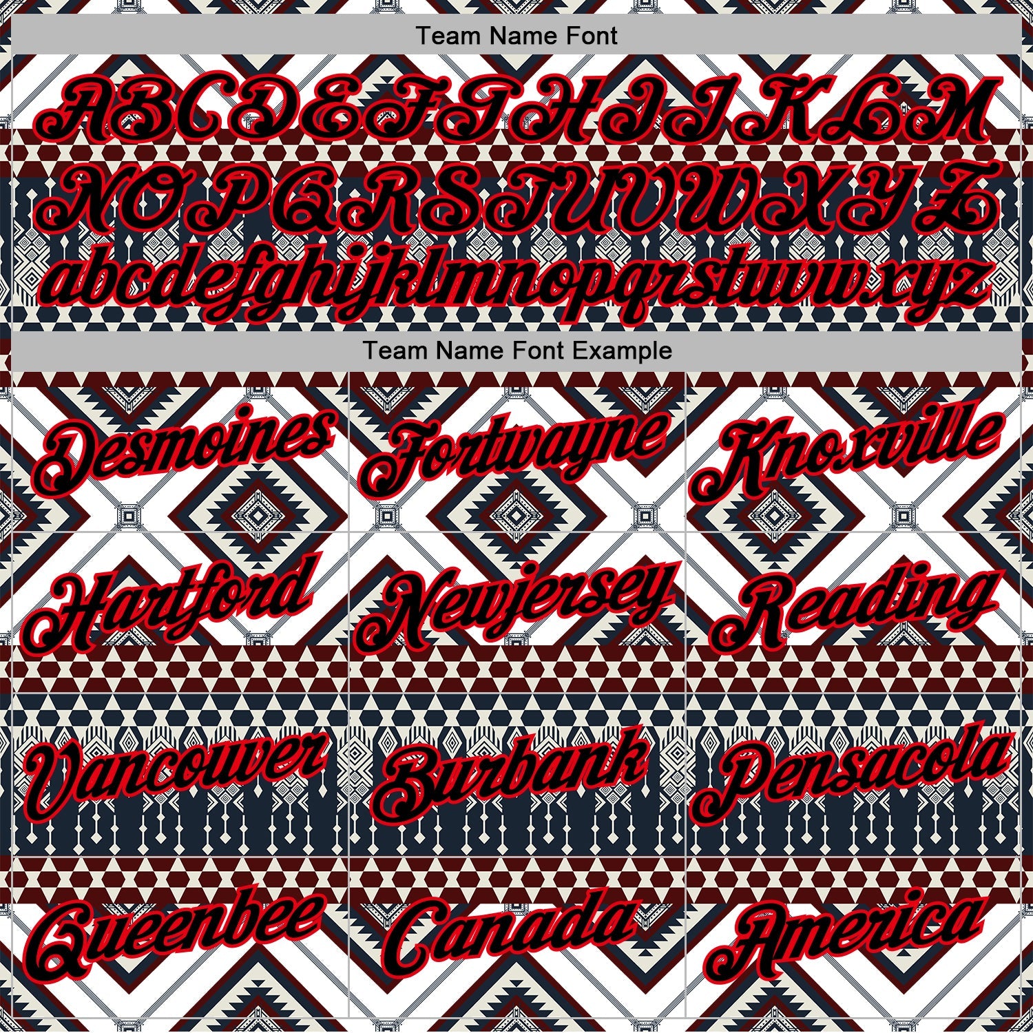 Custom Stitched White Black Gray Blue-Fire Red 3D Mexico Aztec Pattern Sports Pullover Sweatshirt Hoodie view 3