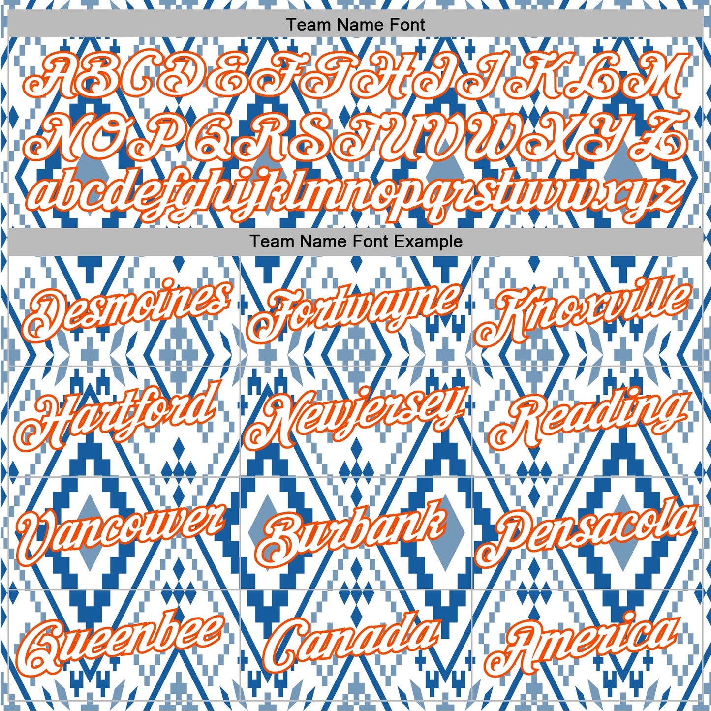 Custom Stitched White Blue-Orange 3D Mexico Aztec Pattern Sports Pullover Sweatshirt Hoodie view 3