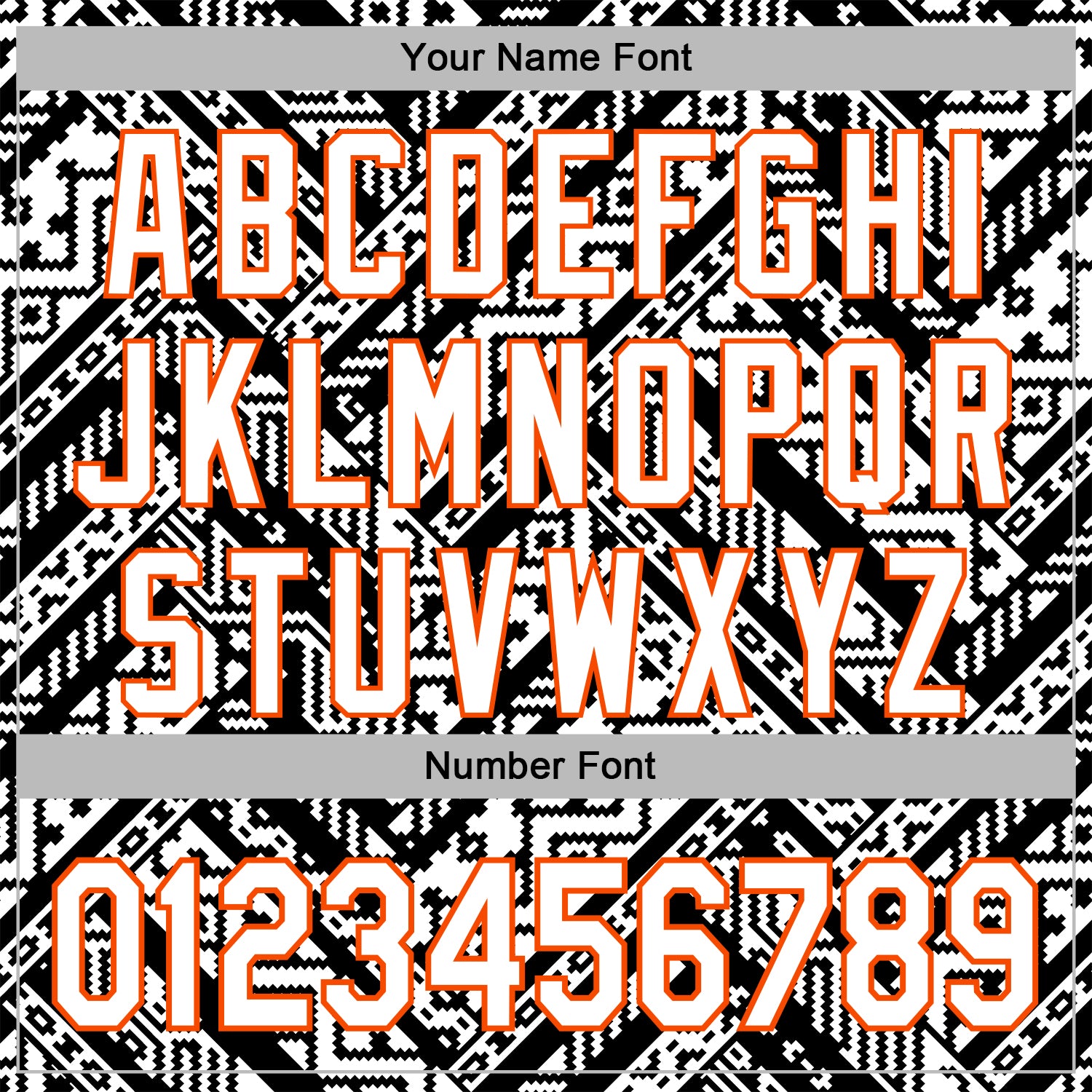 Custom Stitched White Black-Orange 3D Mexico Aztec Pattern Sports Pullover Sweatshirt Hoodie view 4