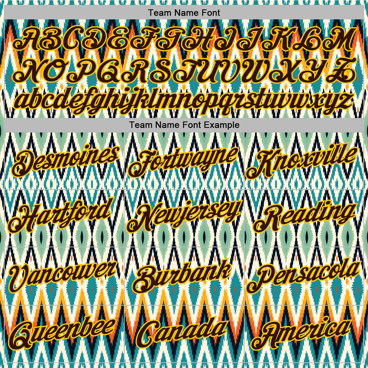 Custom Stitched White Brown Blue-Yellow 3D Mexico Aztec Pattern Sports Pullover Sweatshirt Hoodie view 3