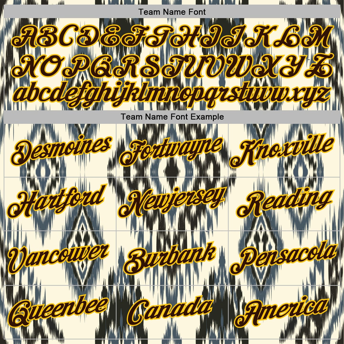 Custom Stitched Cream Brown Blue-Yellow 3D Mexico Aztec Pattern Sports Pullover Sweatshirt Hoodie view 3