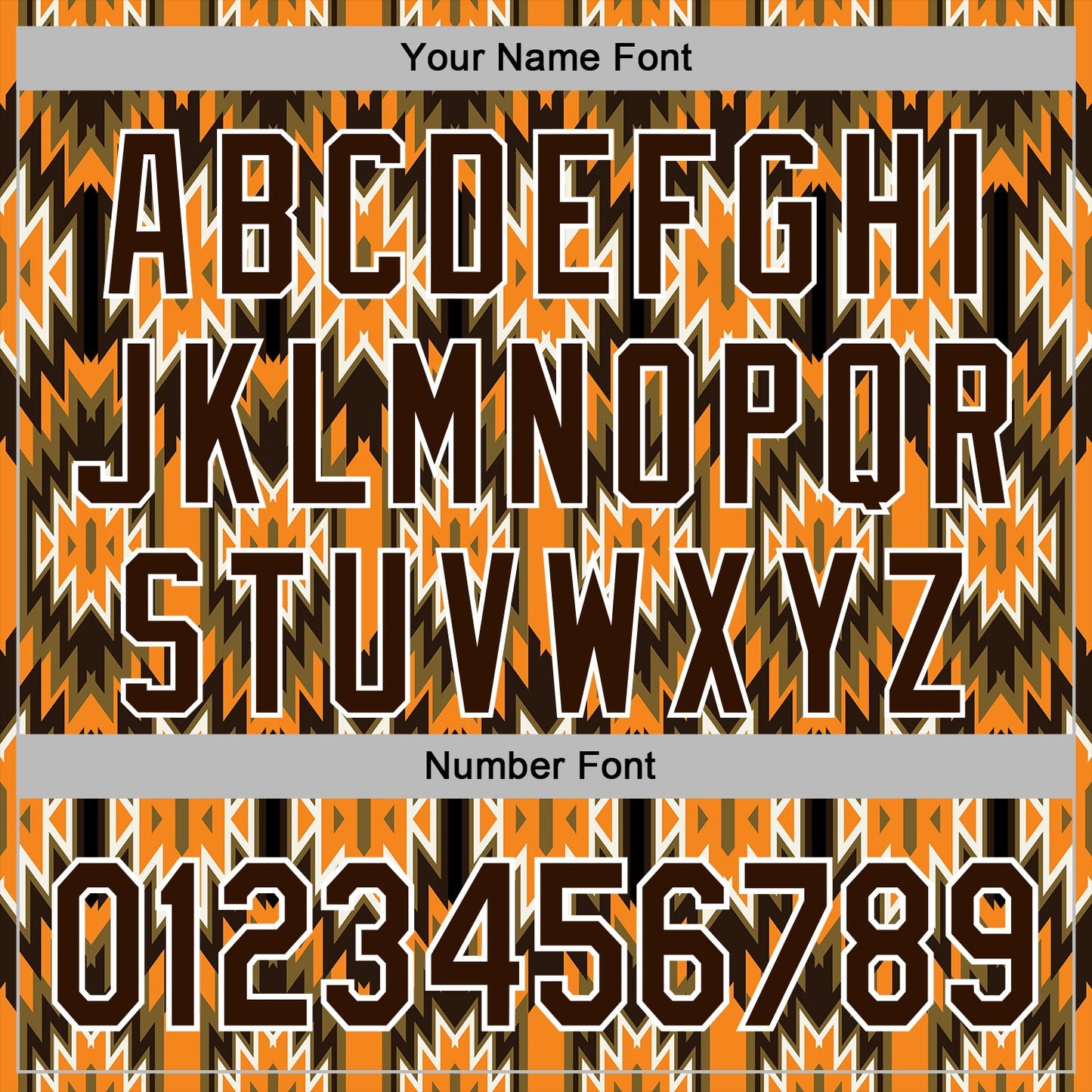 Custom Stitched Black Brown Orange Green-White 3D Mexico Aztec Pattern Sports Pullover Sweatshirt Hoodie view 4