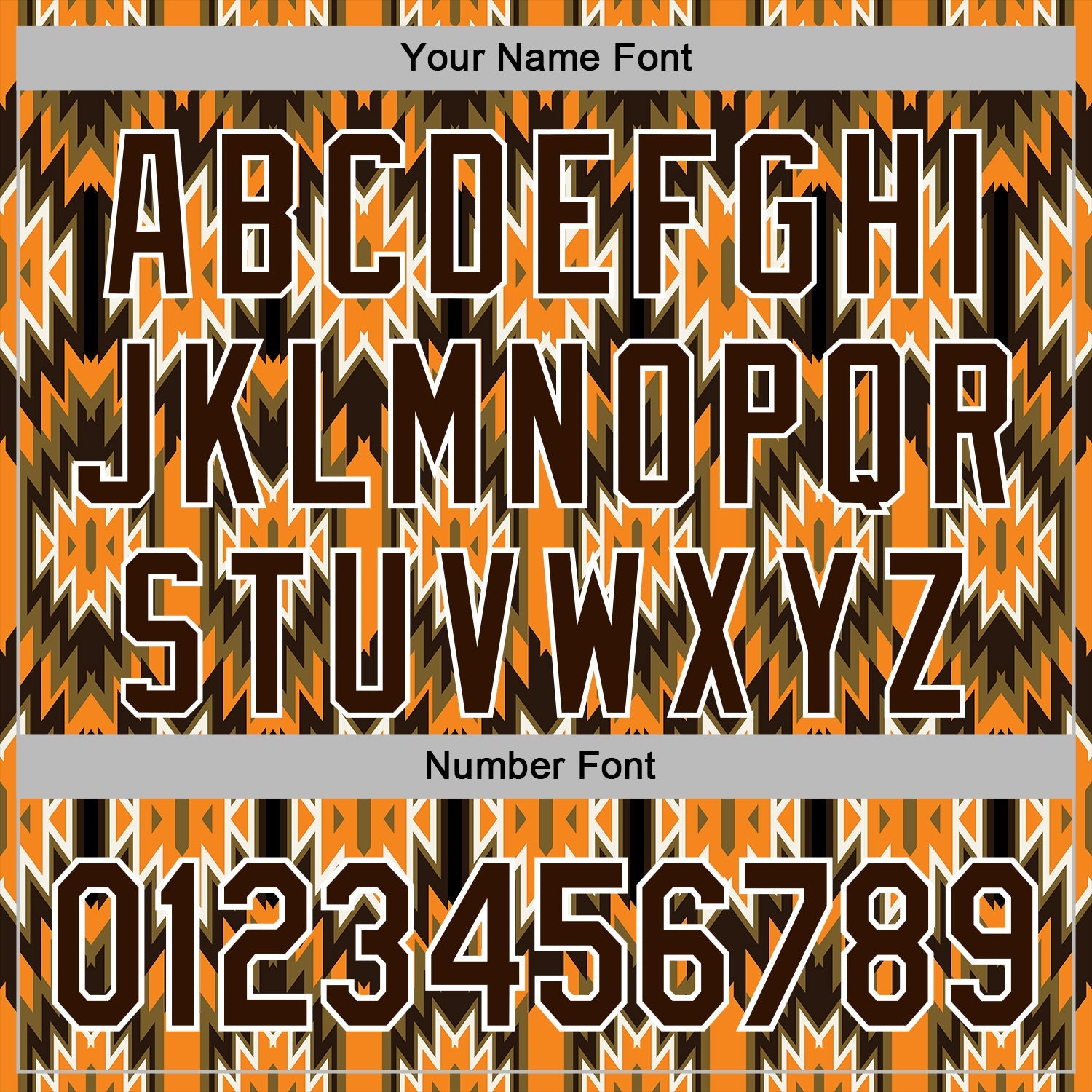Custom Stitched Black Brown Orange Green-White 3D Mexico Aztec Pattern Sports Pullover Sweatshirt Hoodie view 4