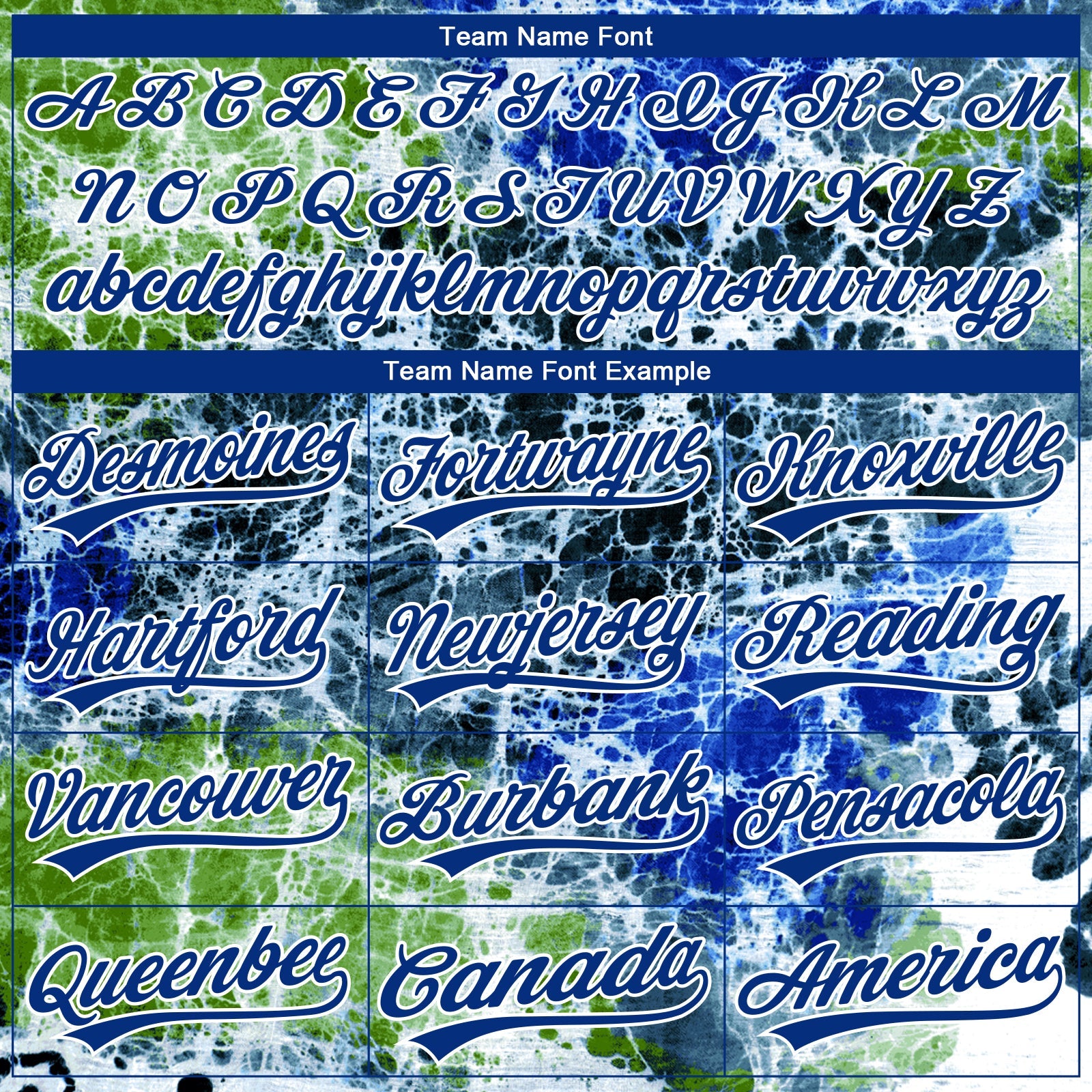 Custom Stitched Tie Dye Royal-White 3D Sports Pullover Sweatshirt Hoodie view 3
