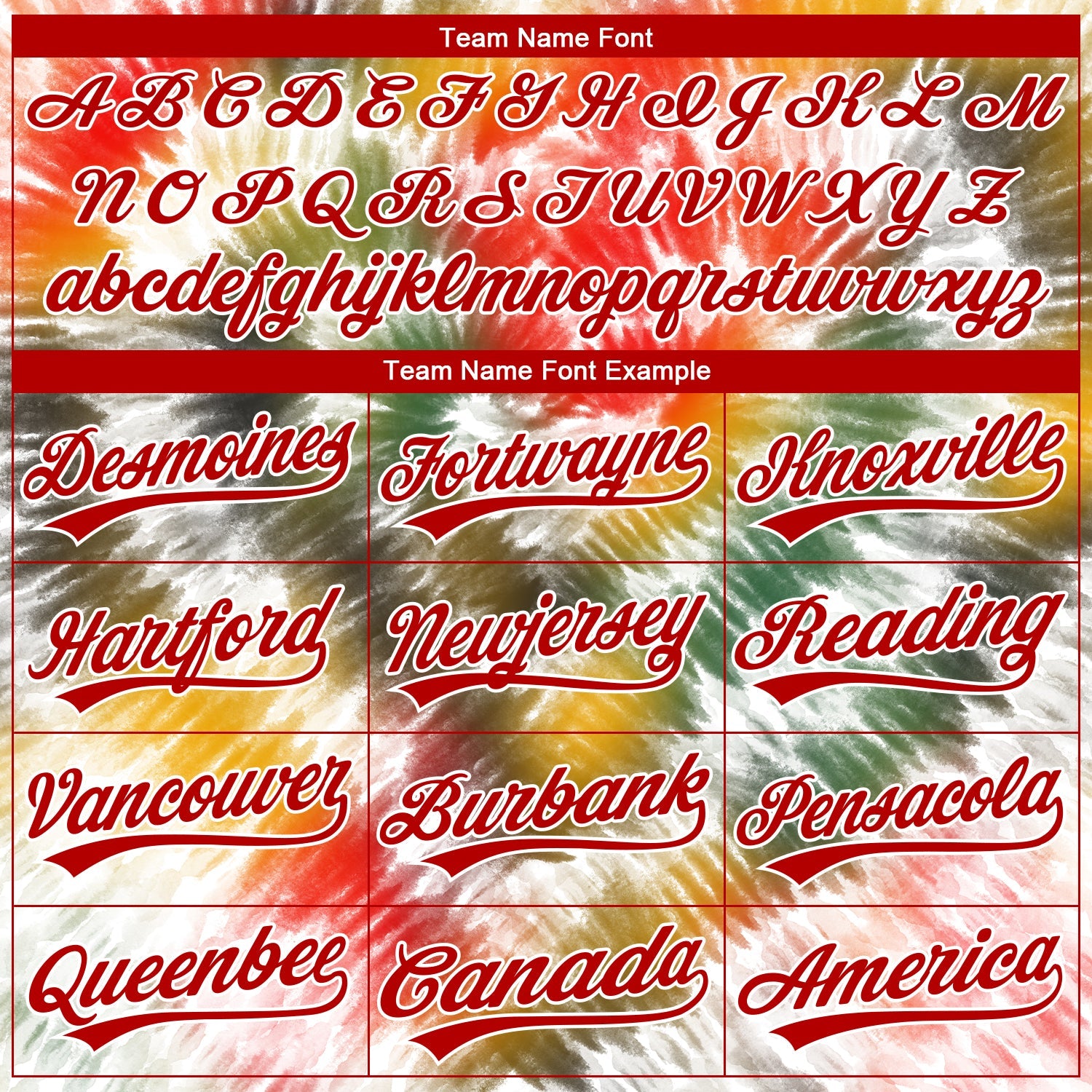Custom Stitched Tie Dye Red-White 3D Sports Pullover Sweatshirt Hoodie view 3
