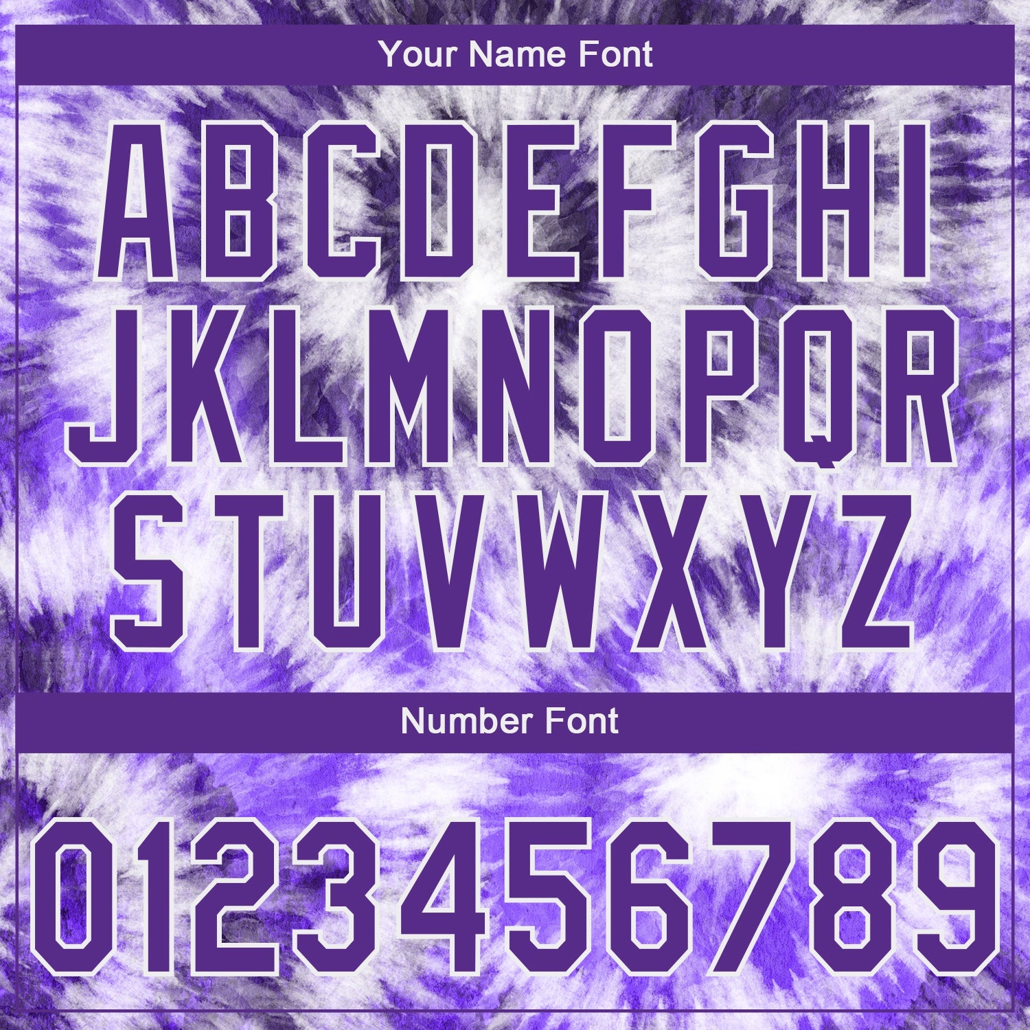Custom Stitched Tie Dye Purple-White 3D Sports Pullover Sweatshirt Hoodie view 4