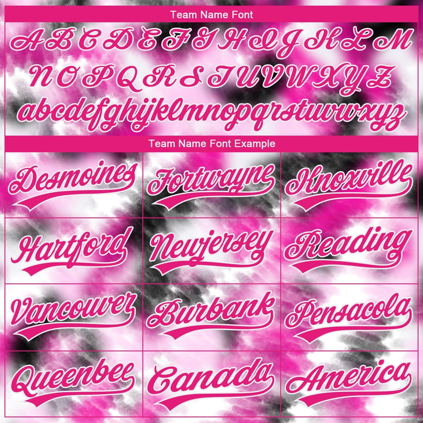 Custom Stitched Tie Dye Hot Pink-White 3D Sports Pullover Sweatshirt Hoodie view 3