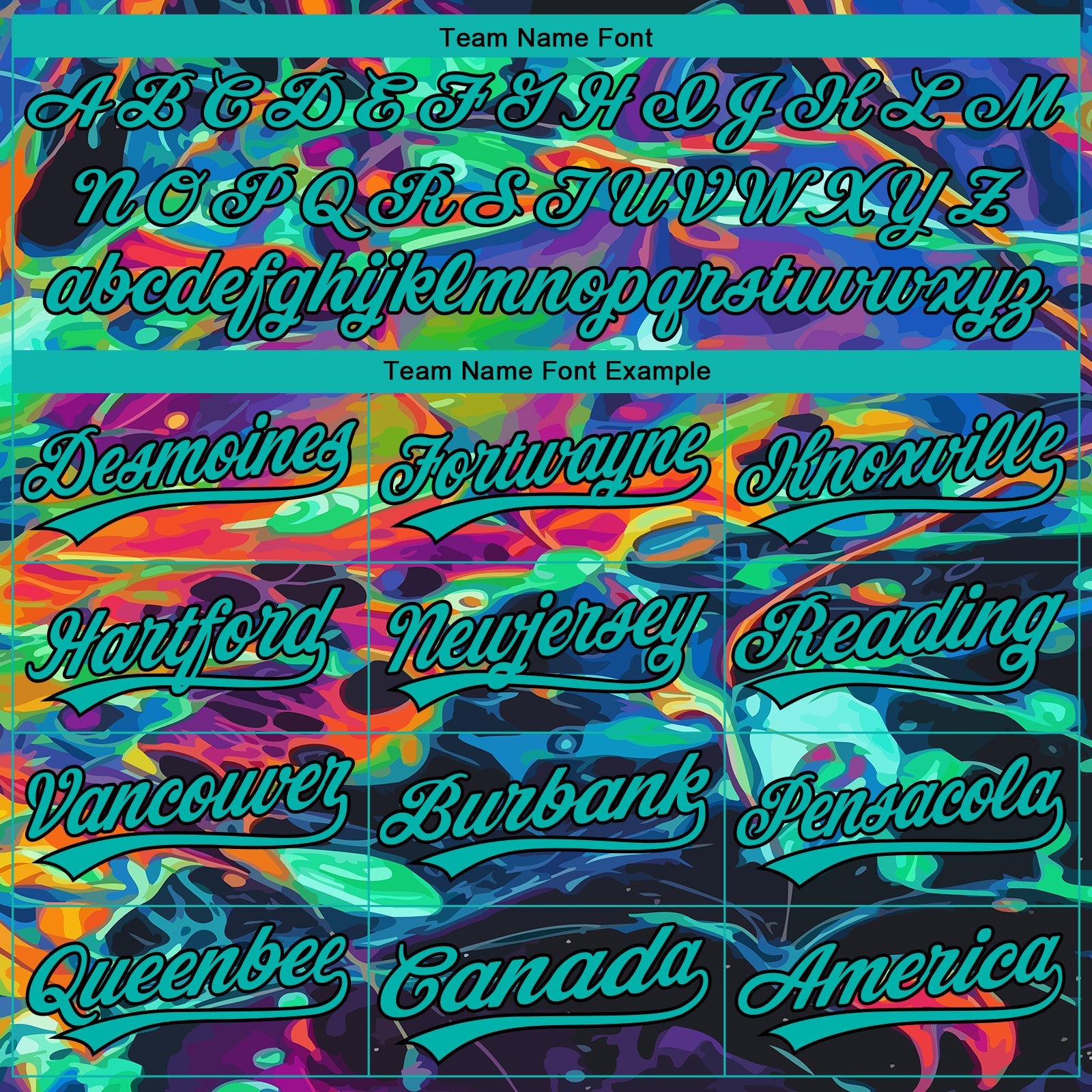Custom Stitched Black Aqua 3D Pattern Design Abstract Psychedelic Fluid Art Sports Pullover Sweatshirt Hoodie view 3