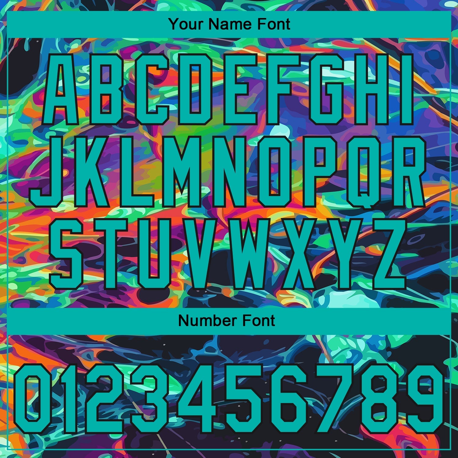 Custom Stitched Black Aqua 3D Pattern Design Abstract Psychedelic Fluid Art Sports Pullover Sweatshirt Hoodie view 4